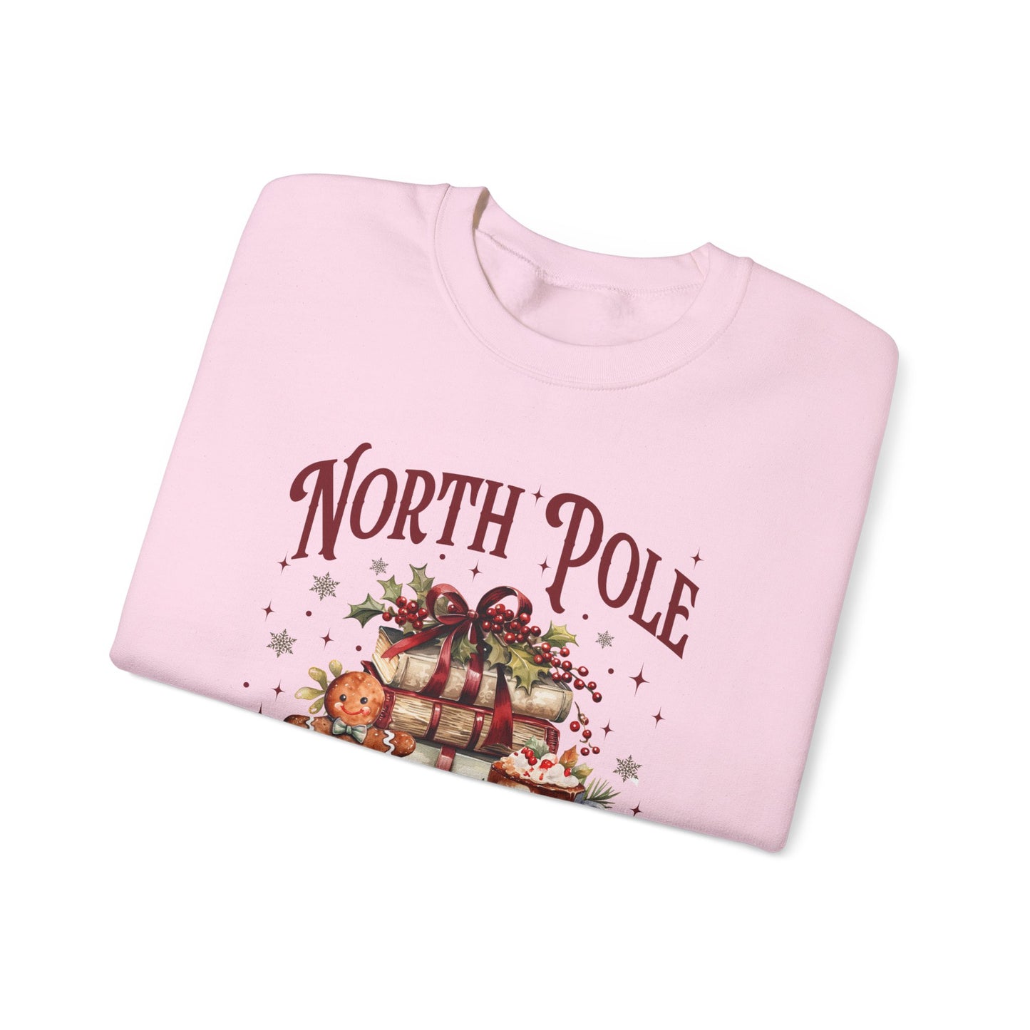 North Pole Book Club Unisex Heavy Blend™ Crewneck Sweatshirt - size S - 3X