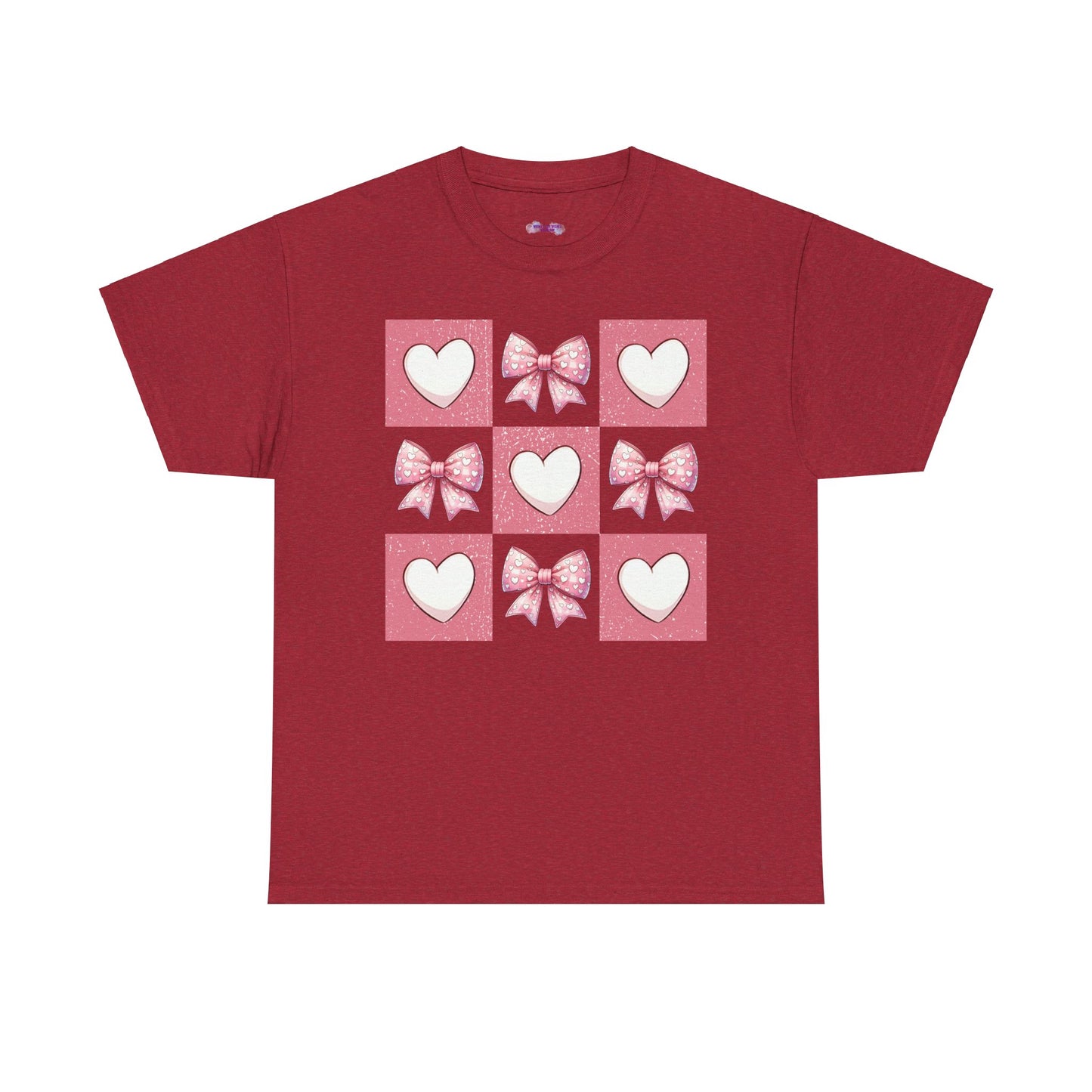 Hearts and Bows Unisex Heavy Cotton Tee - sizes S - 5X