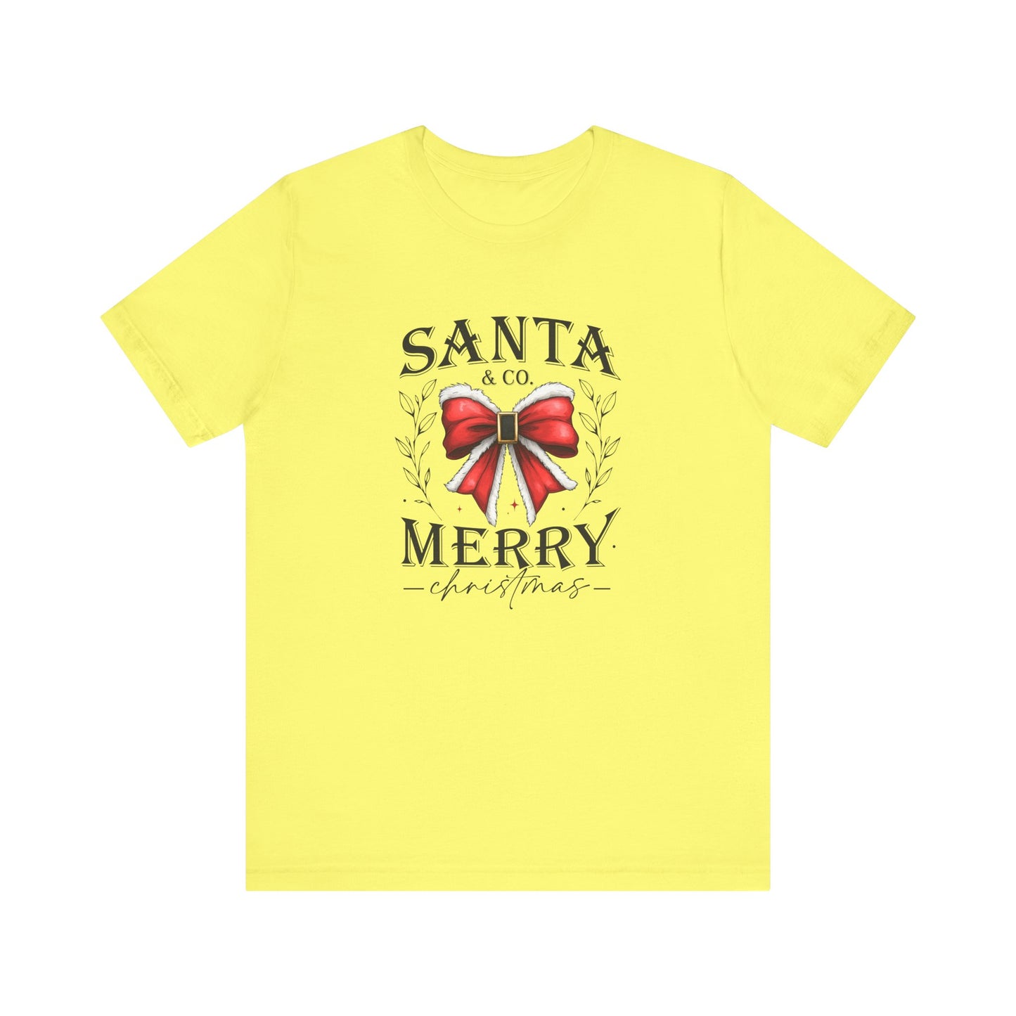 Santa and Co Merry Christmas Unisex Jersey Short Sleeve Tee - sizes S - 3X