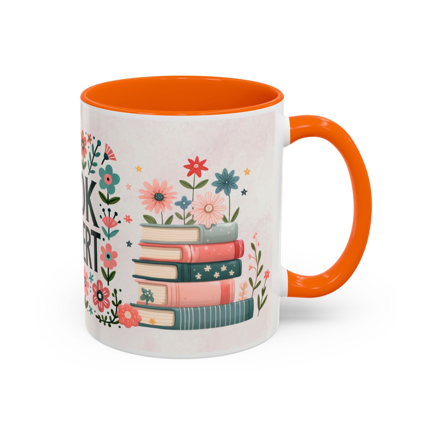 Mug - Booktrovert Pretty Floral Ceramic Coffee Mug (11oz, 15oz)