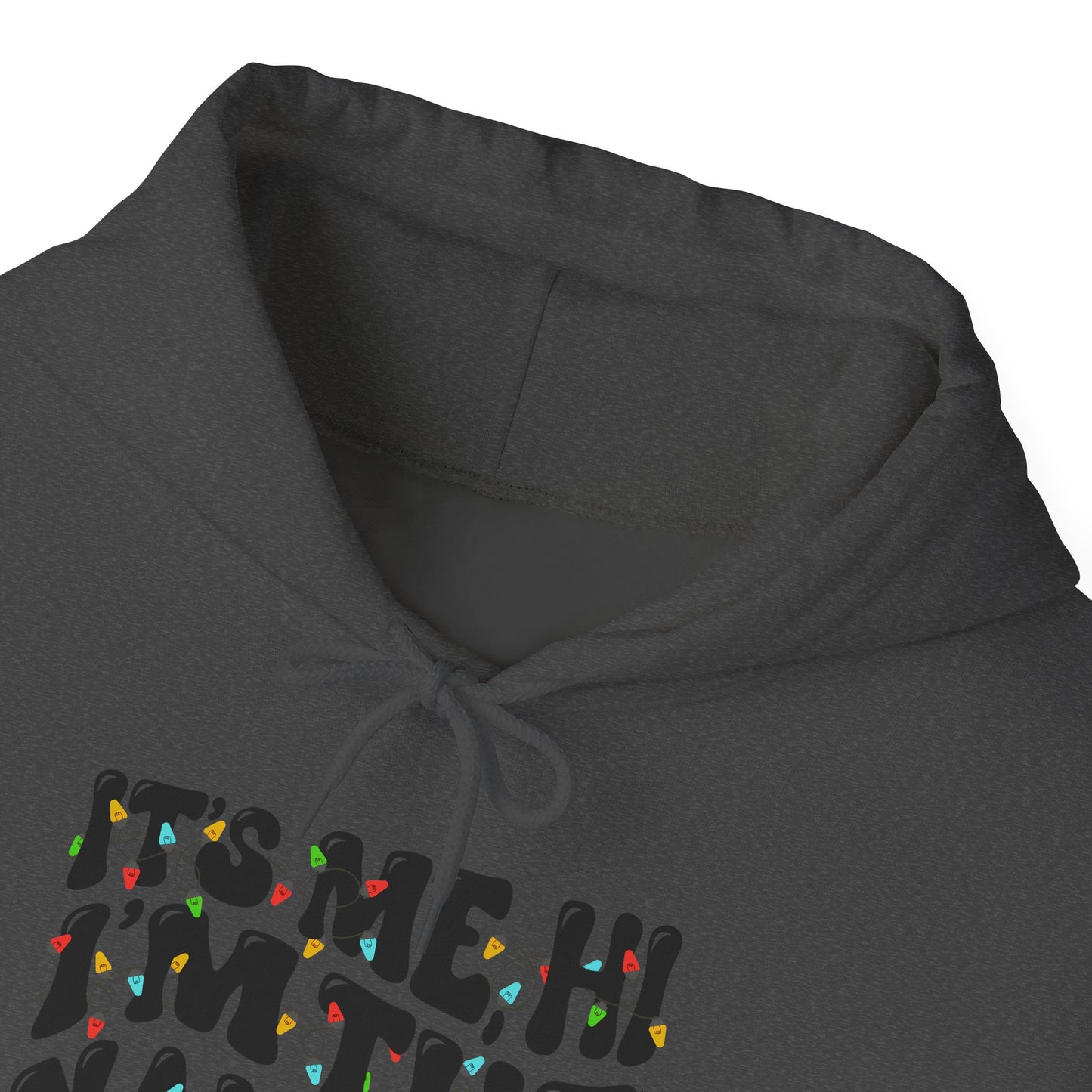 It's me, Hi, I'm the Naughty One Christmas Unisex Hoodie - Holiday Fun Cozy Sweatshirt - size X-5X