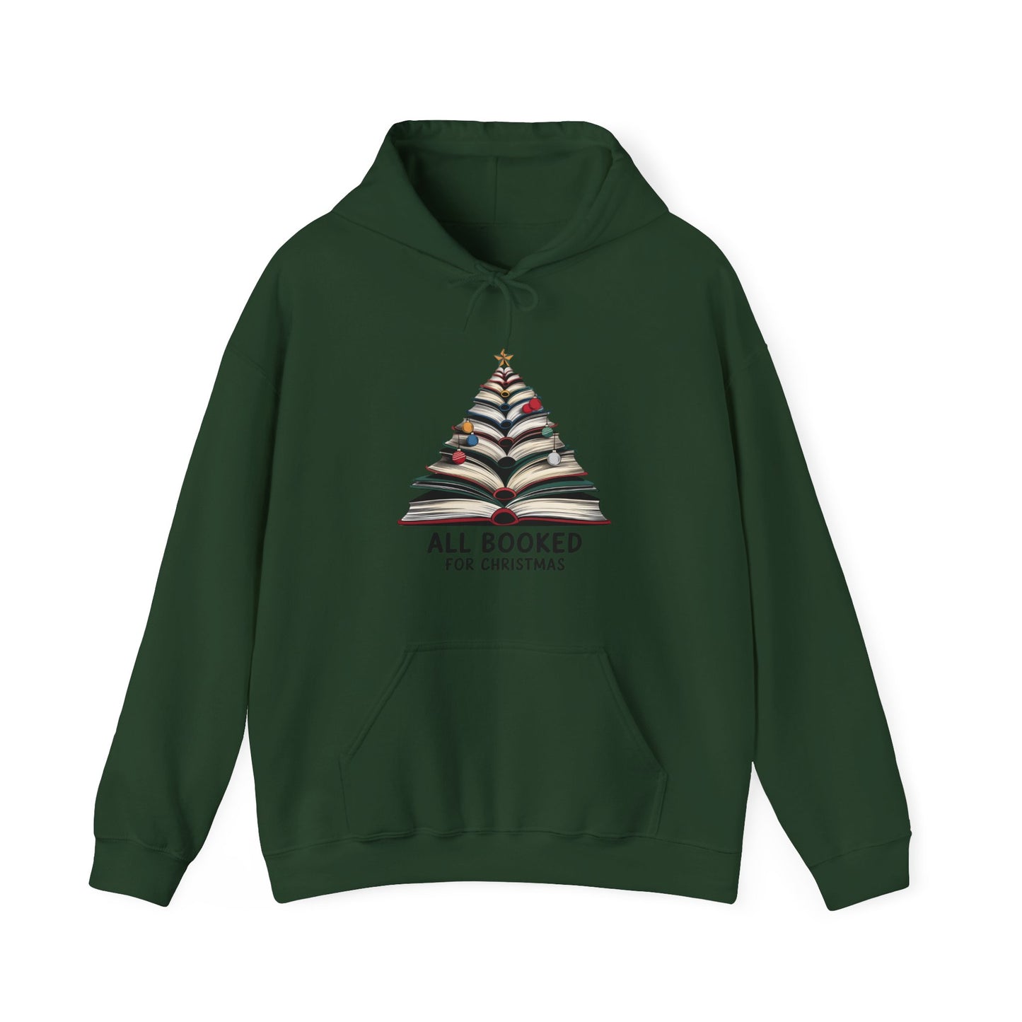 All Booked for Christmas Unisex Heavy Blend™ Hooded Sweatshirt - size S - 3X