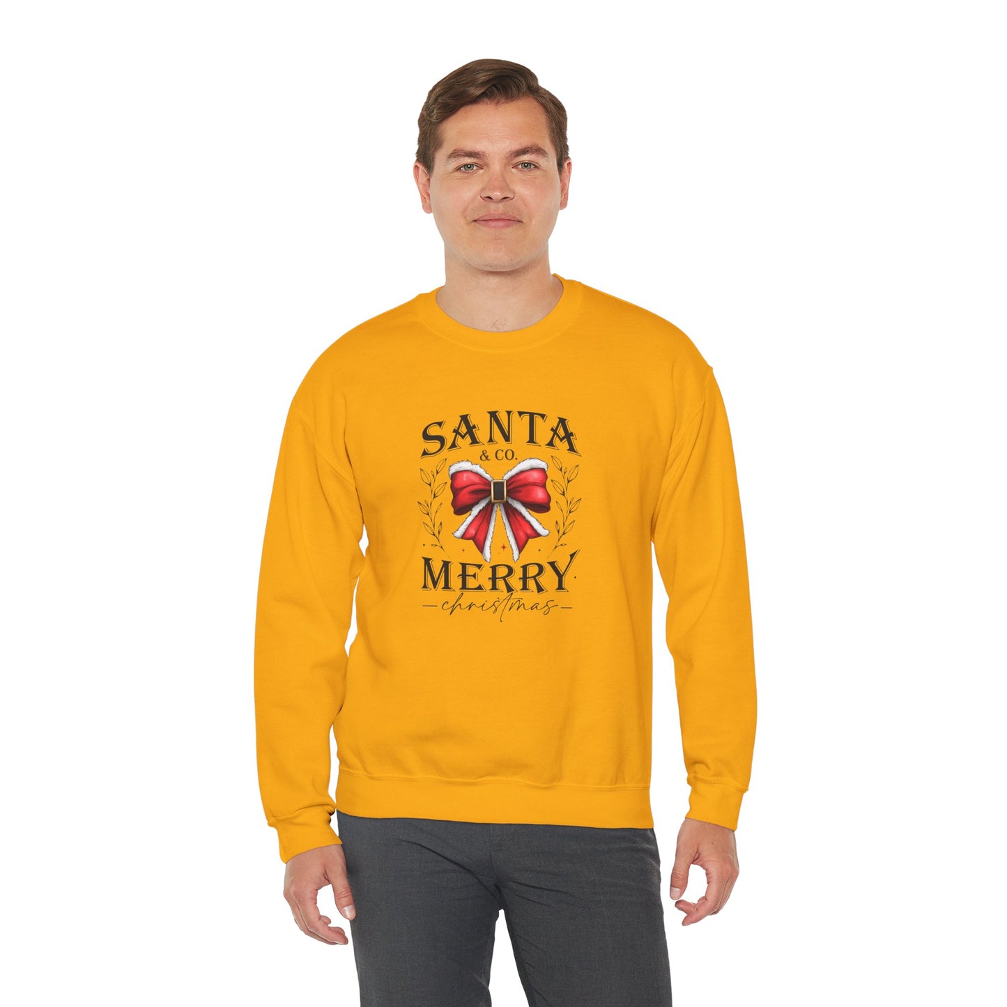 Santa and Co Merry Christmas Unisex Heavy Blend™ Crewneck Sweatshirt - sizes S - 3X