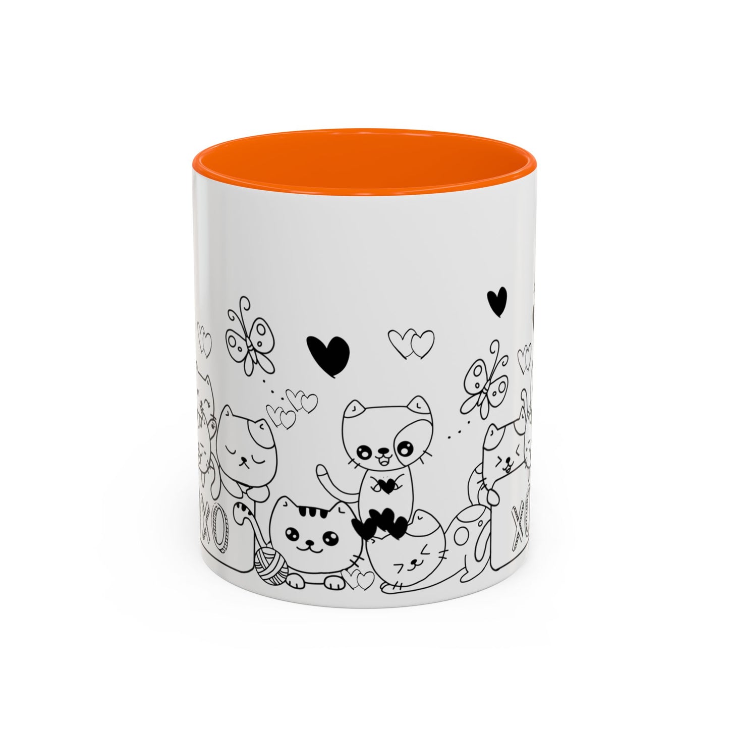 Coffee Mug - Valentine's Day Cat Love Mug for Cat Lovers