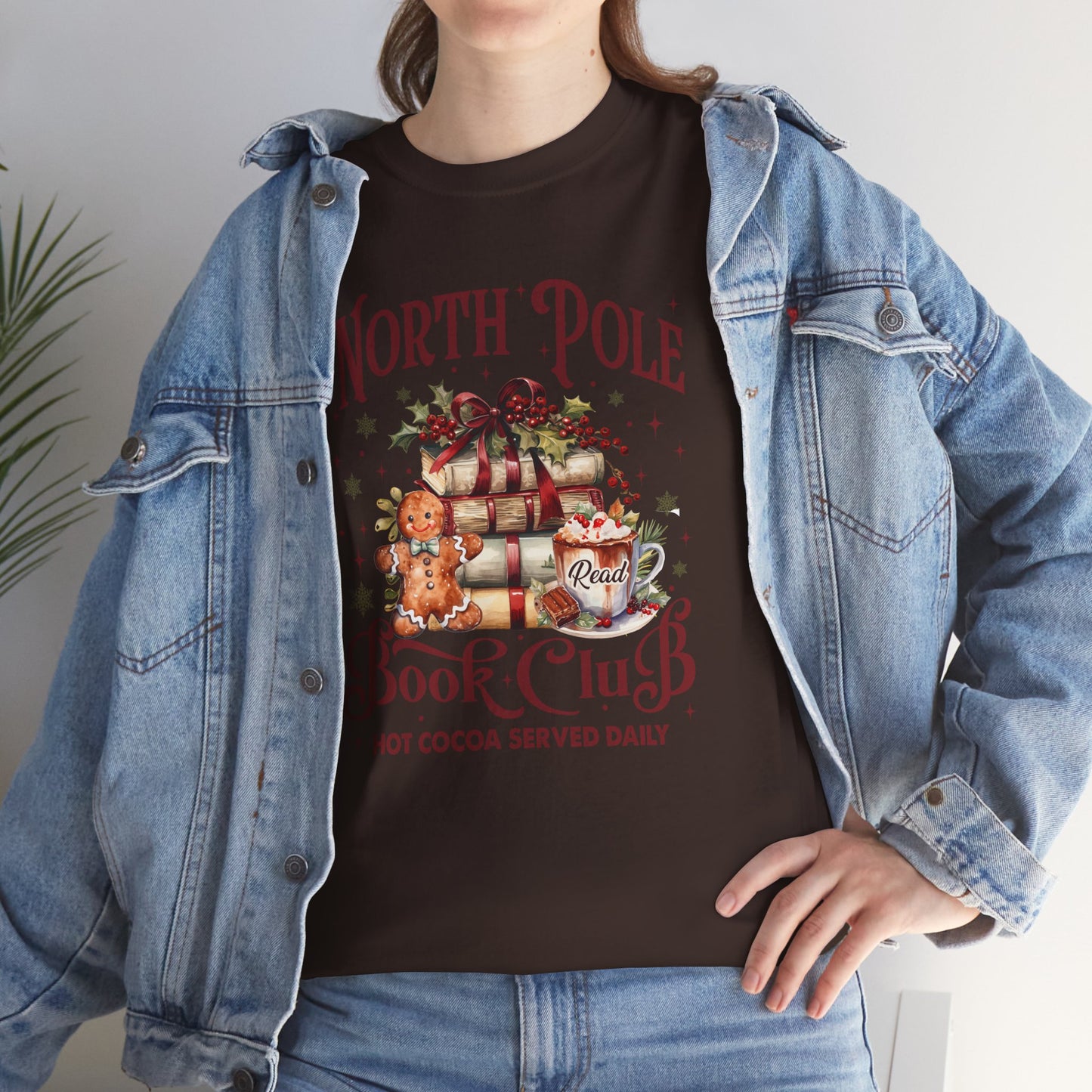 North Pole Book Club Unisex Heavy Cotton Tee - sizes S - 3X