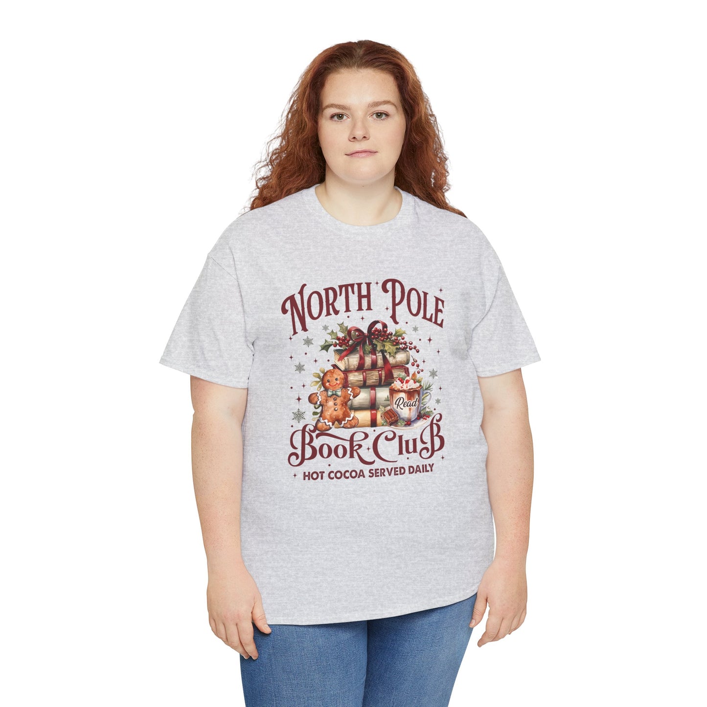 North Pole Book Club Unisex Heavy Cotton Tee - sizes S - 3X
