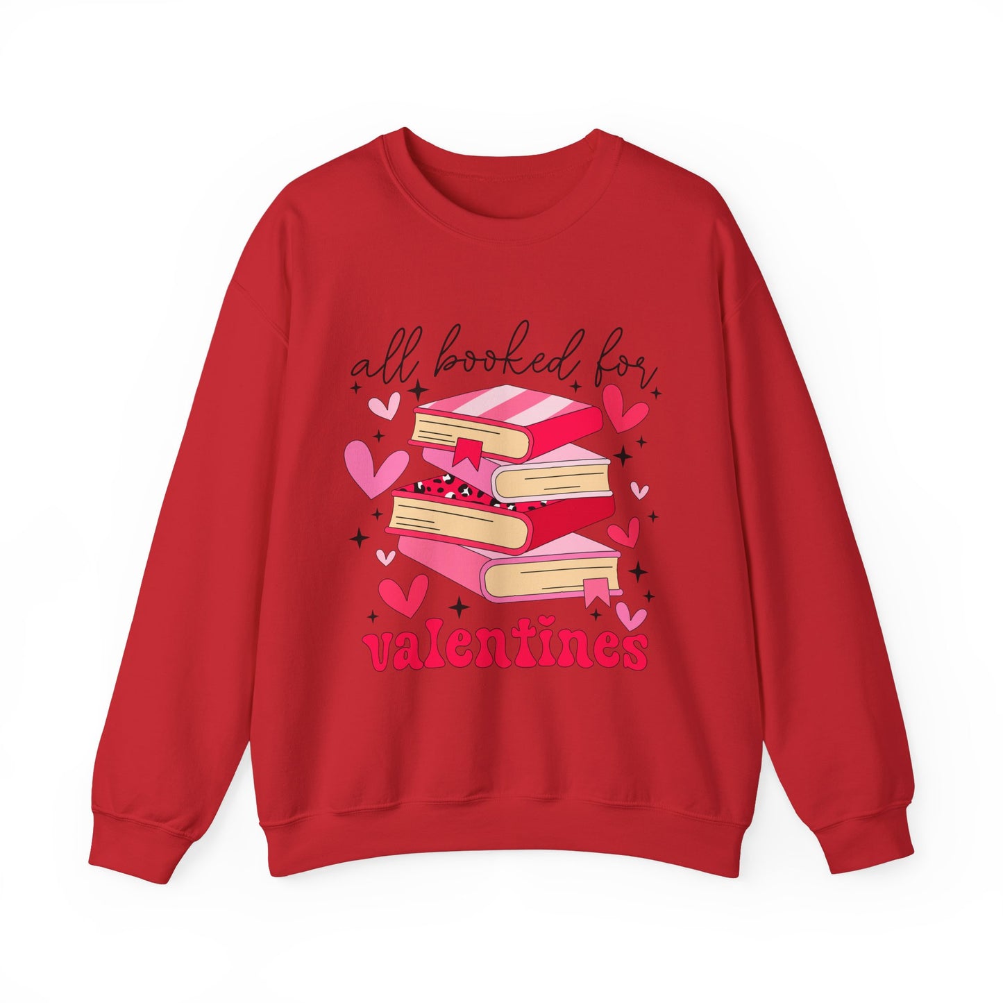 Book Lover Valentine's Day Unisex Sweatshirt - sizes S - 5X