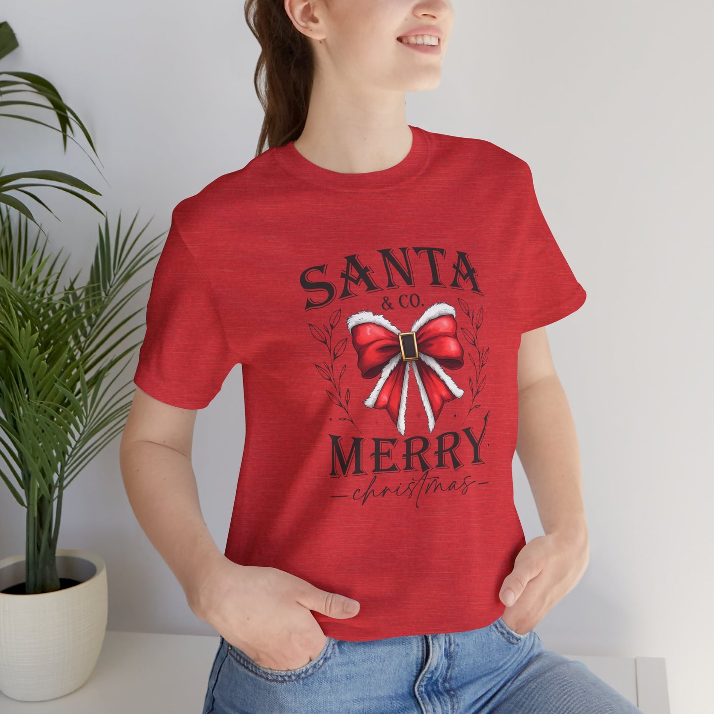 Santa and Co Merry Christmas Unisex Jersey Short Sleeve Tee - sizes S - 5X