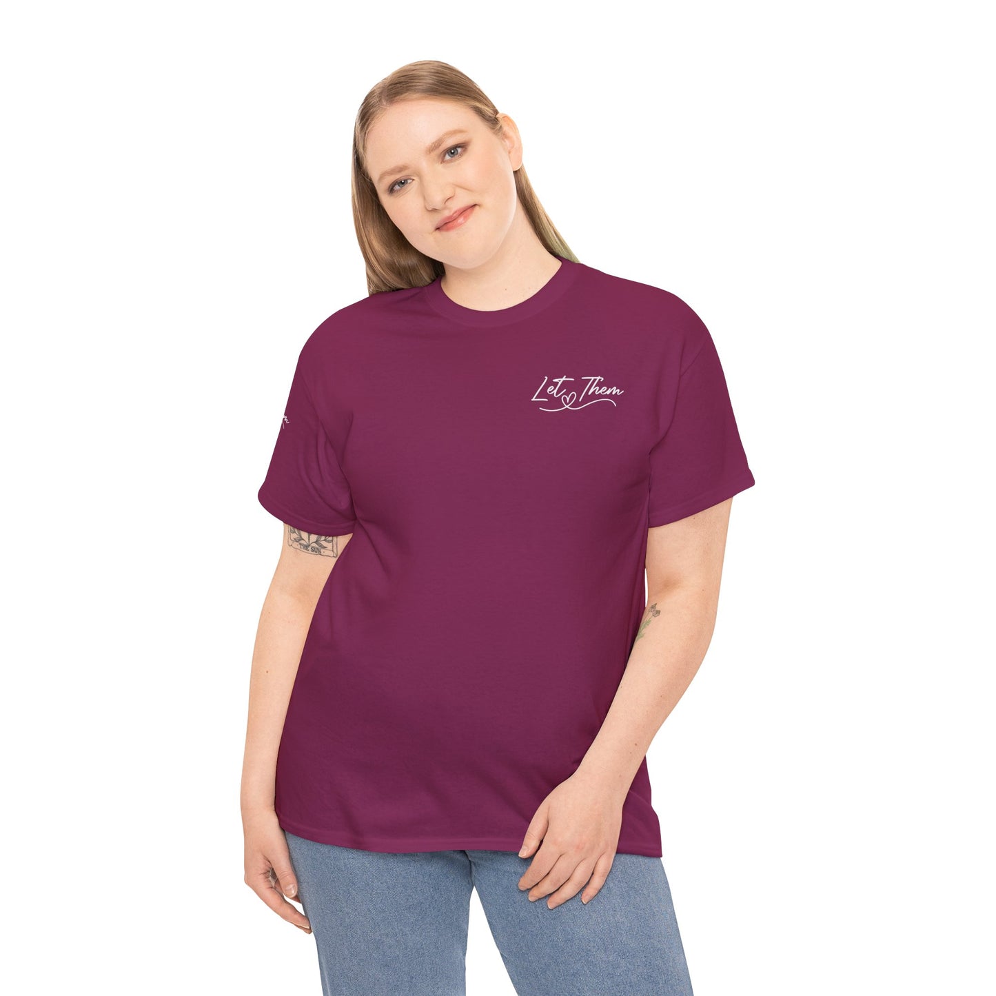 Let Them Unisex Heavy Cotton Tee