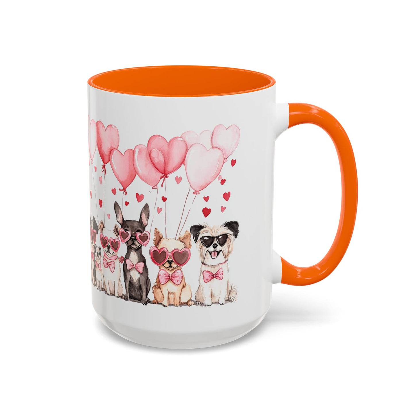 Puppy Love Valentine's Day Coffee Mug (11, 15oz) version 2