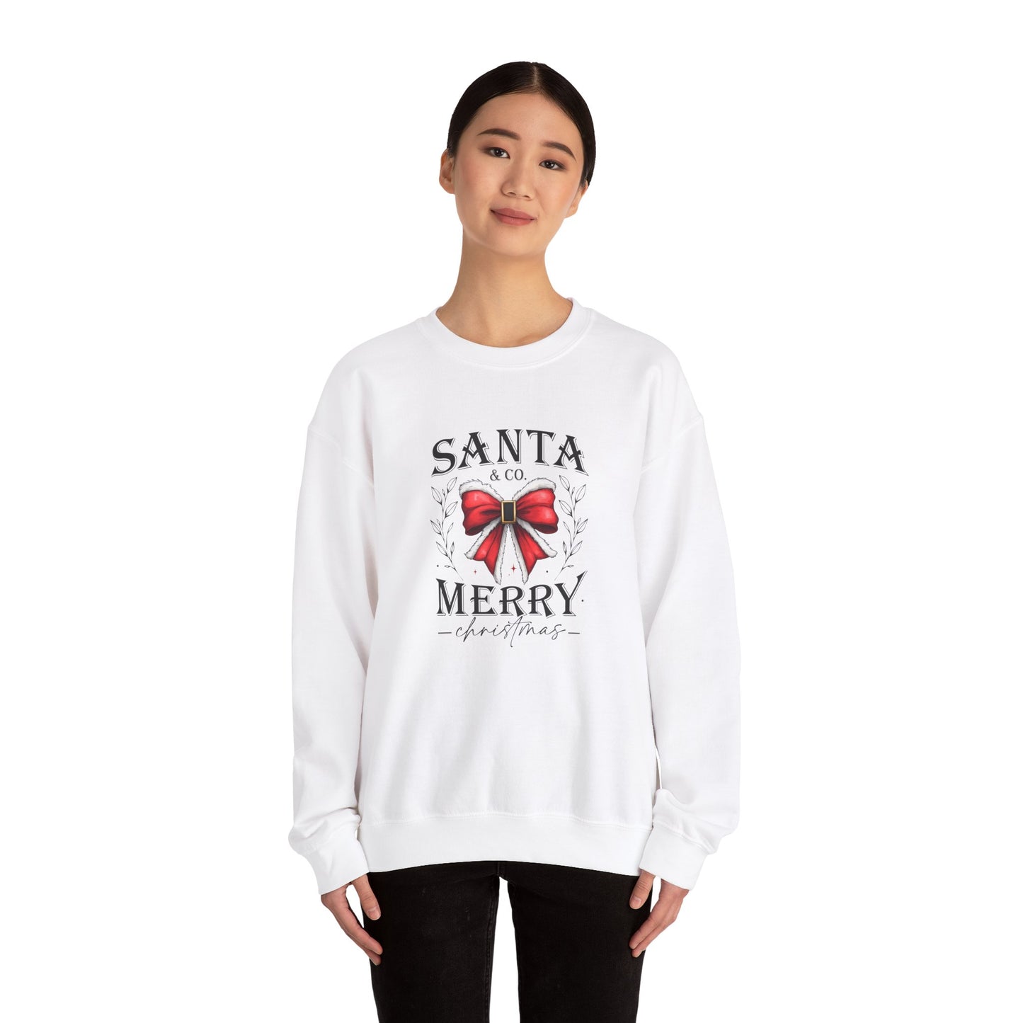 Santa and Co Merry Christmas Unisex Heavy Blend™ Crewneck Sweatshirt - sizes S - 3X