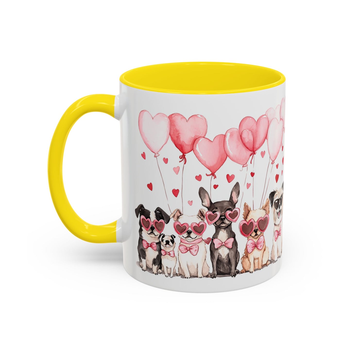Puppy Love Valentine's Day Coffee Mug (11, 15oz) version 2