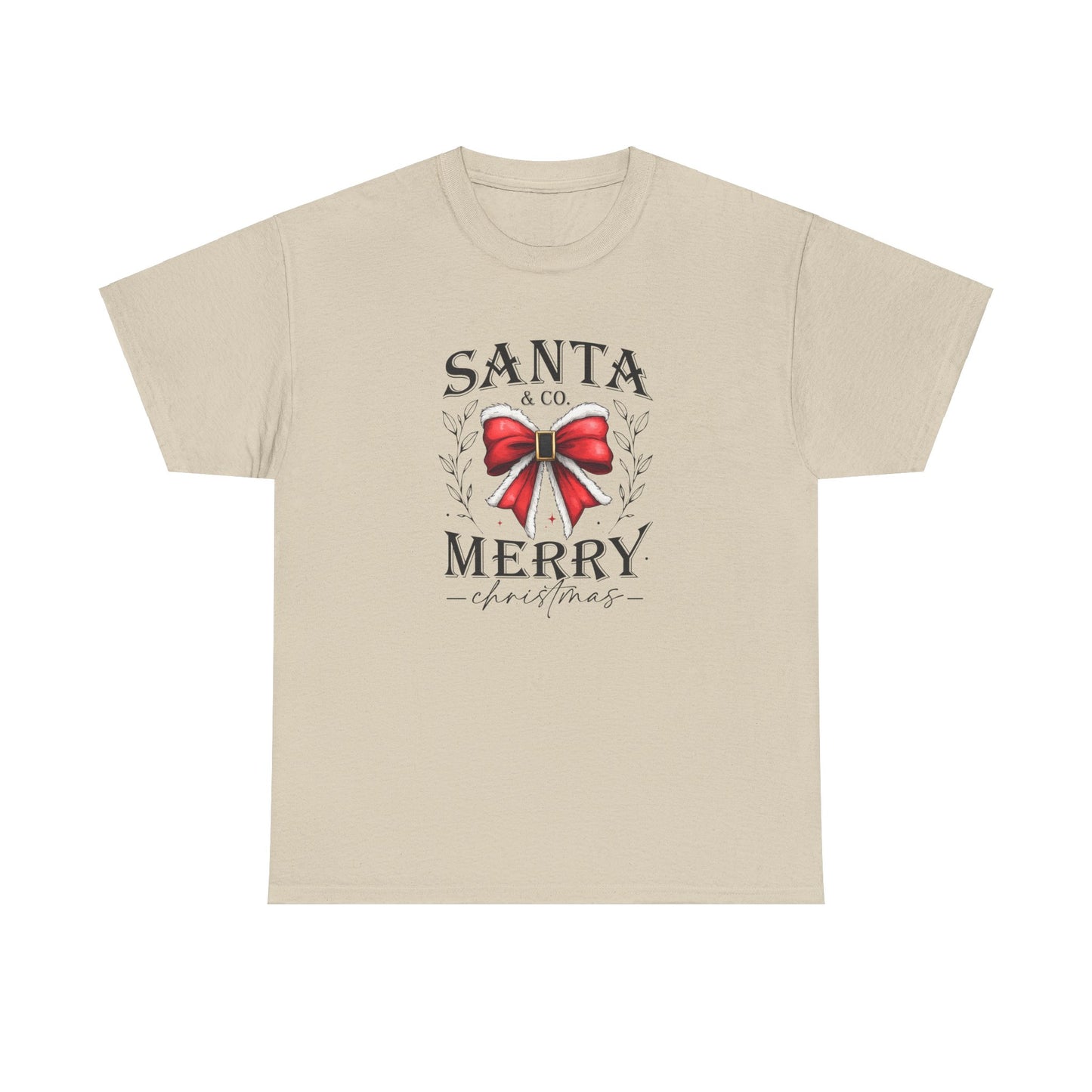 Santa and Company Merry Christmas Unisex Heavy Cotton Tee - sizes S - 5X