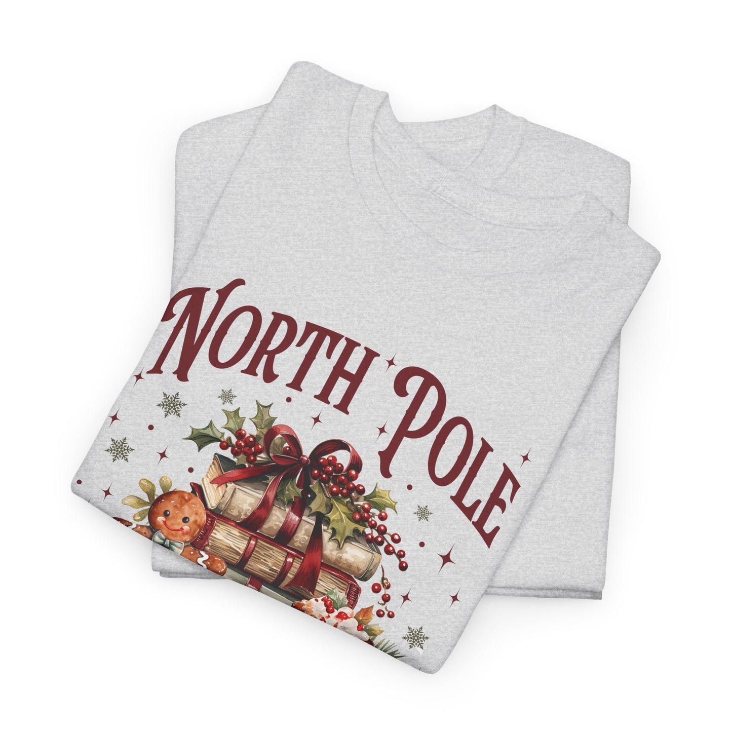North Pole Book Club Unisex Heavy Cotton Tee - sizes S - 3X