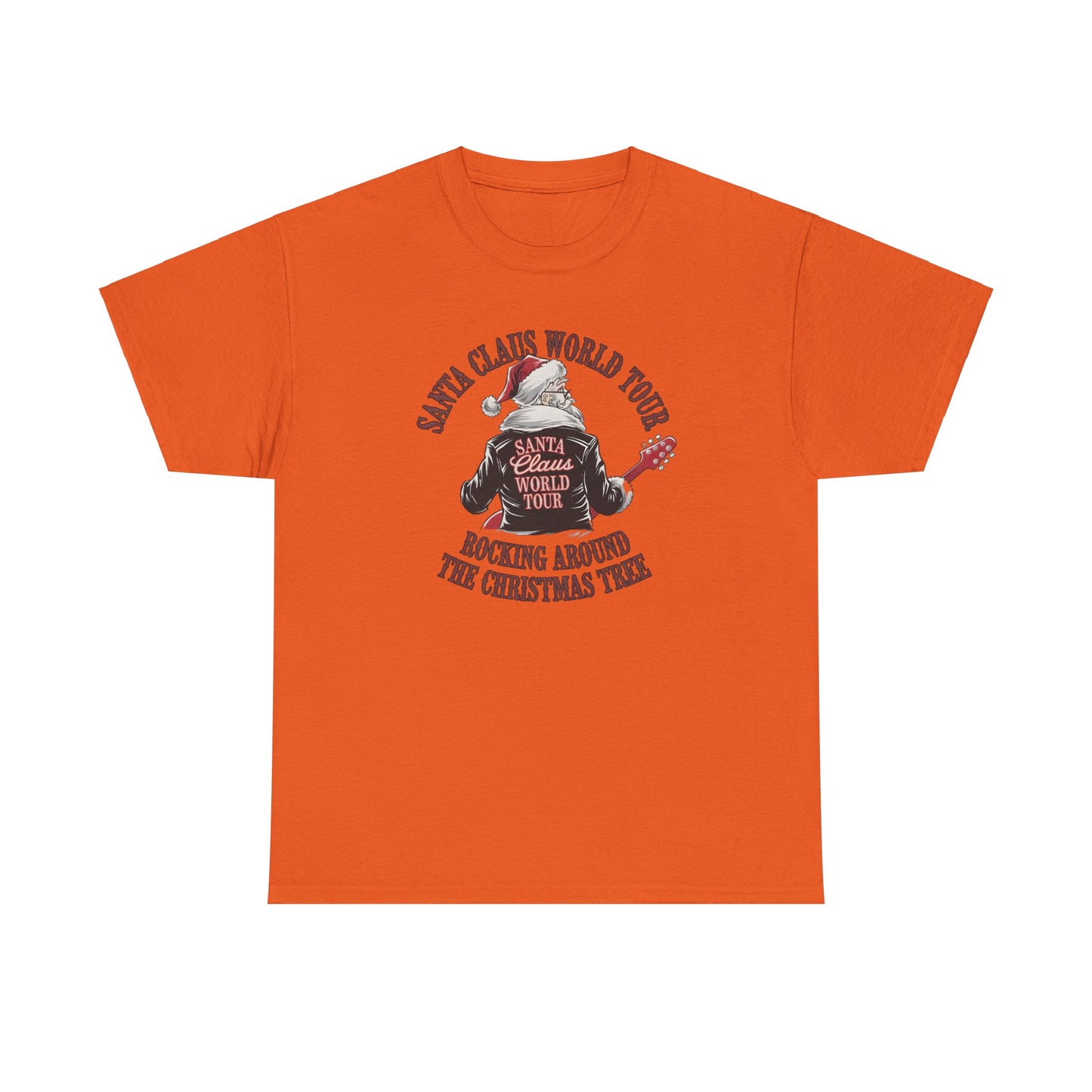 Santa Claus World Tour Unisex Tee - Sizes S-5X - Christmas Holiday Funny Shirt