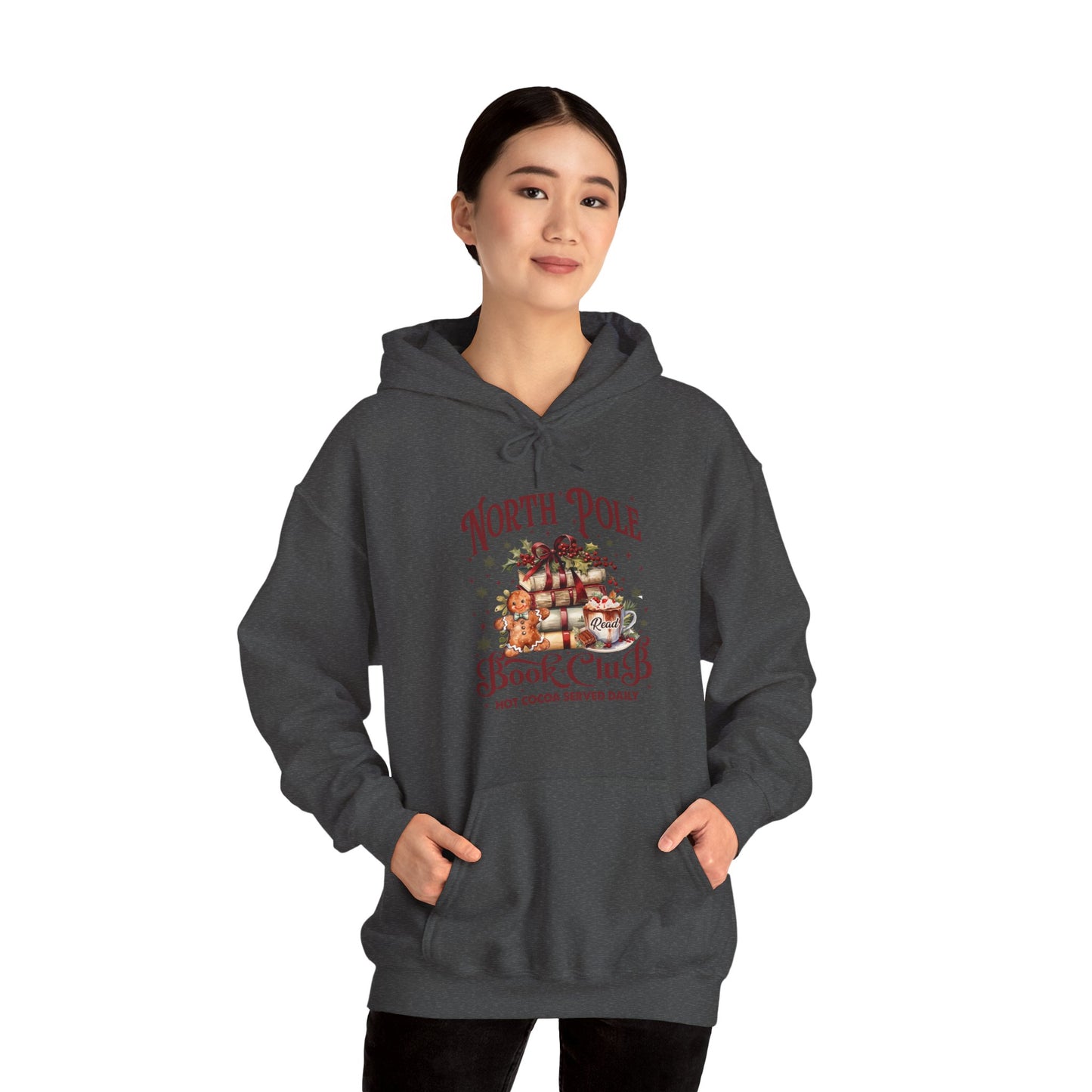 North Pole Book Club Unisex Heavy Blend™ Hooded Sweatshirt - sizes S - 5X