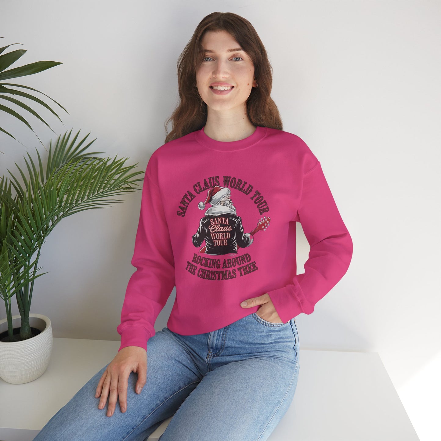 Santa Claus World Tour Unisex Heavy Blend™ Crewneck Sweatshirt - sizes S-3X