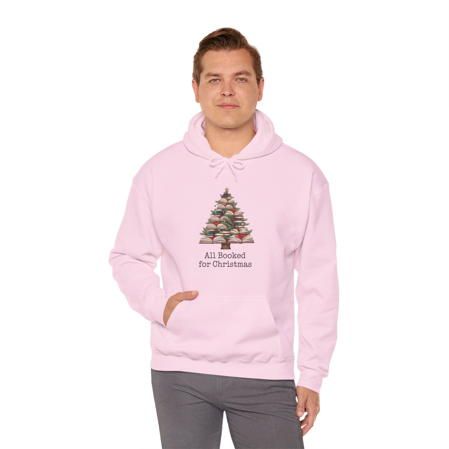 All Booked for Christmas Unisex Heavy Blend™ Hooded Sweatshirt - sizes S - 3X