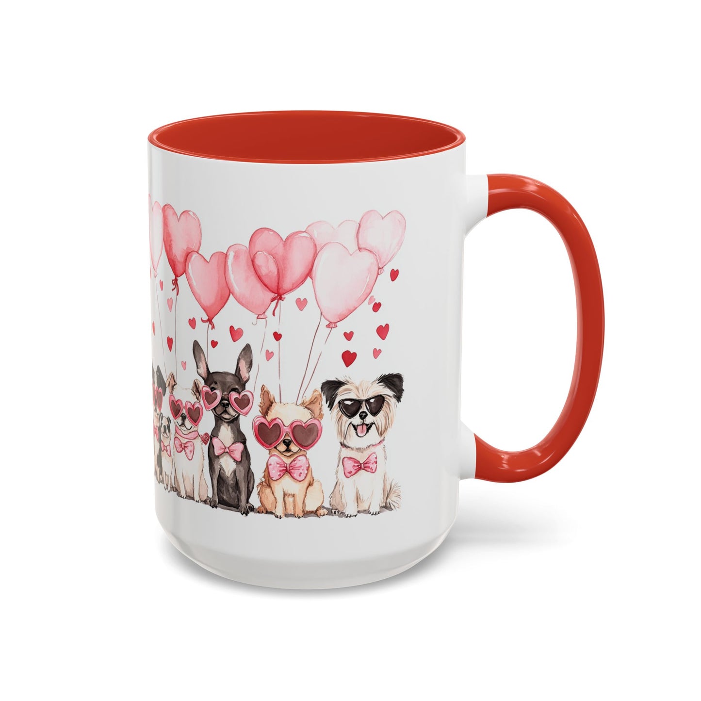 Puppy Love Valentine's Day Coffee Mug (11, 15oz) version 2