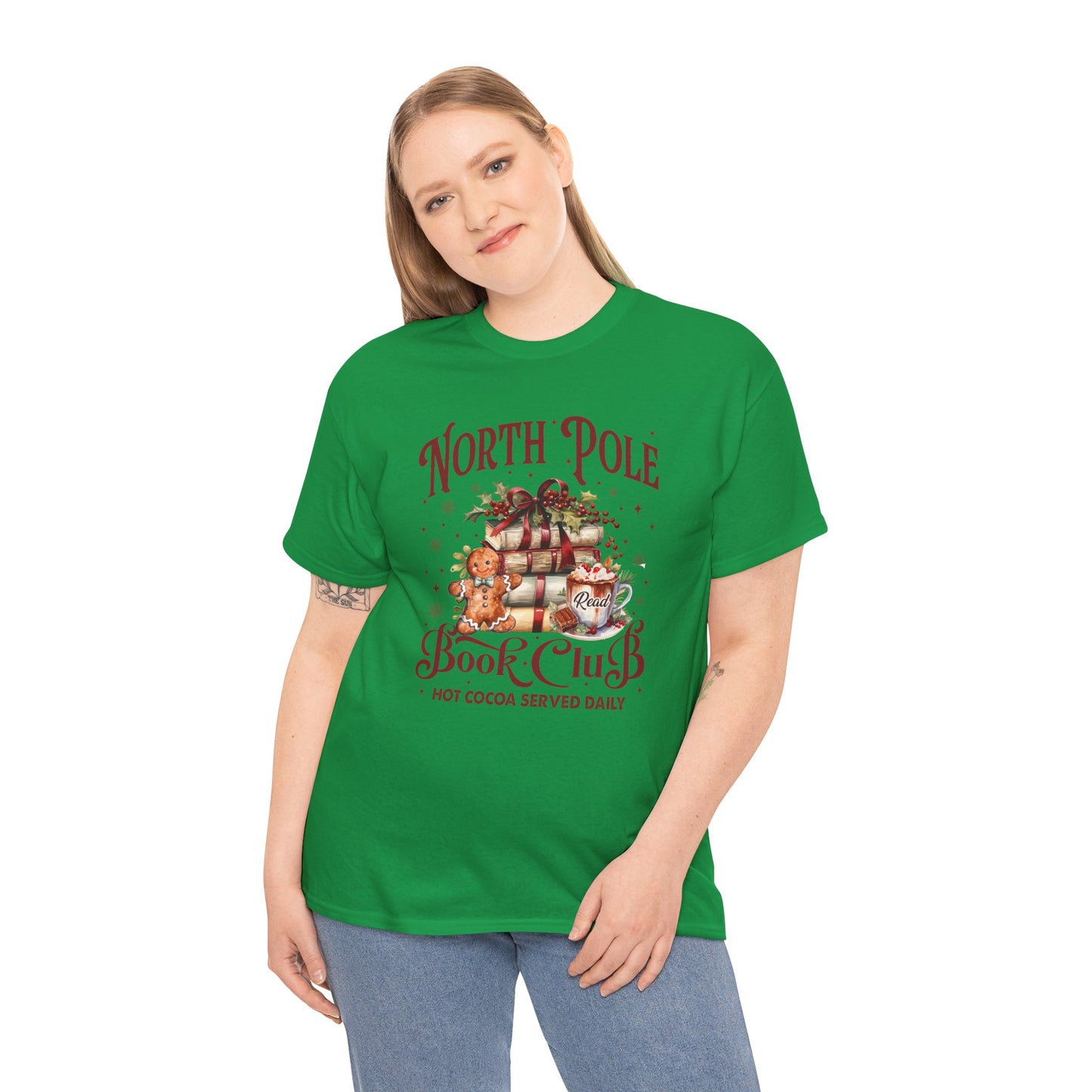 North Pole Book Club Unisex Heavy Cotton Tee - sizes S - 3X