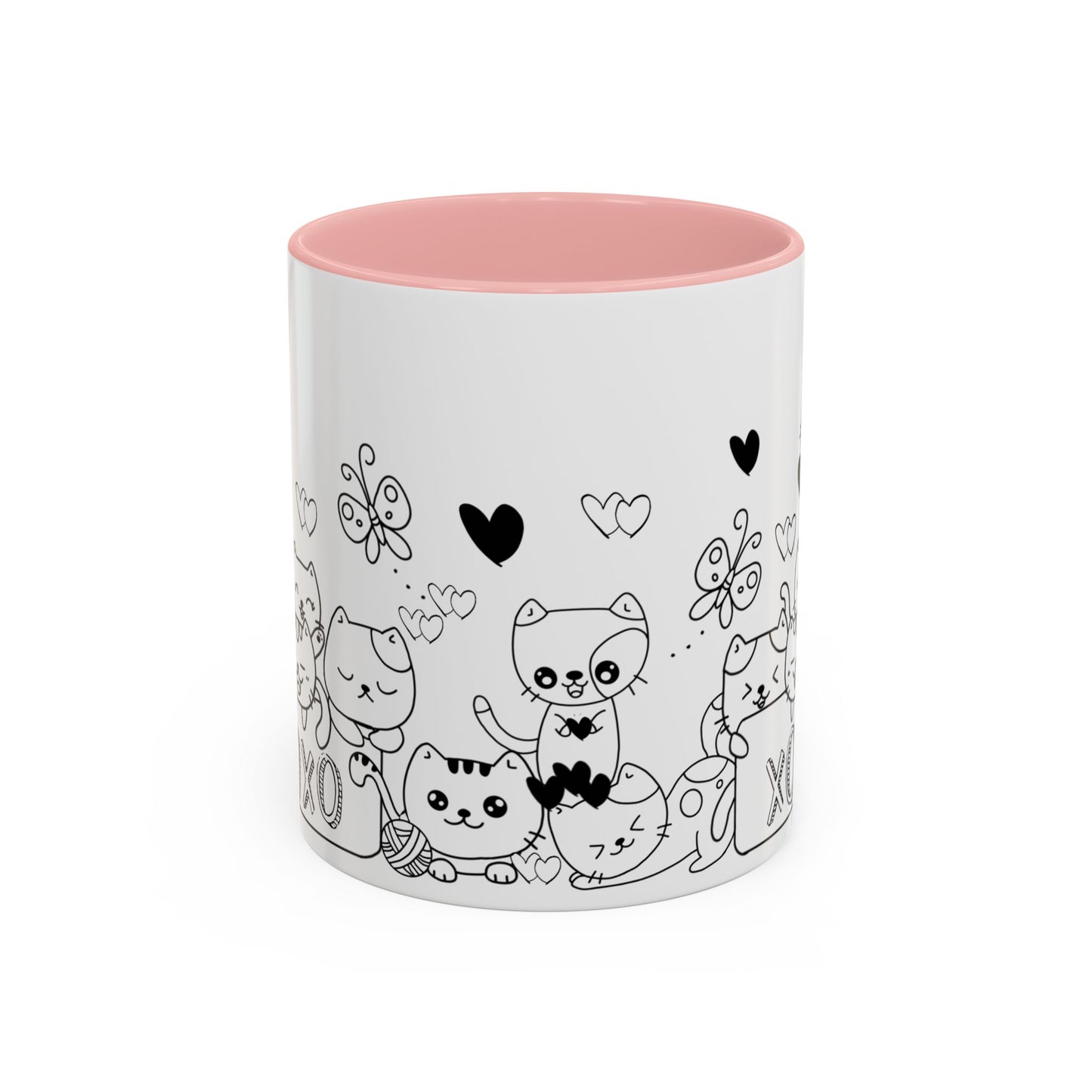 Coffee Mug - Valentine's Day Cat Love Mug for Cat Lovers