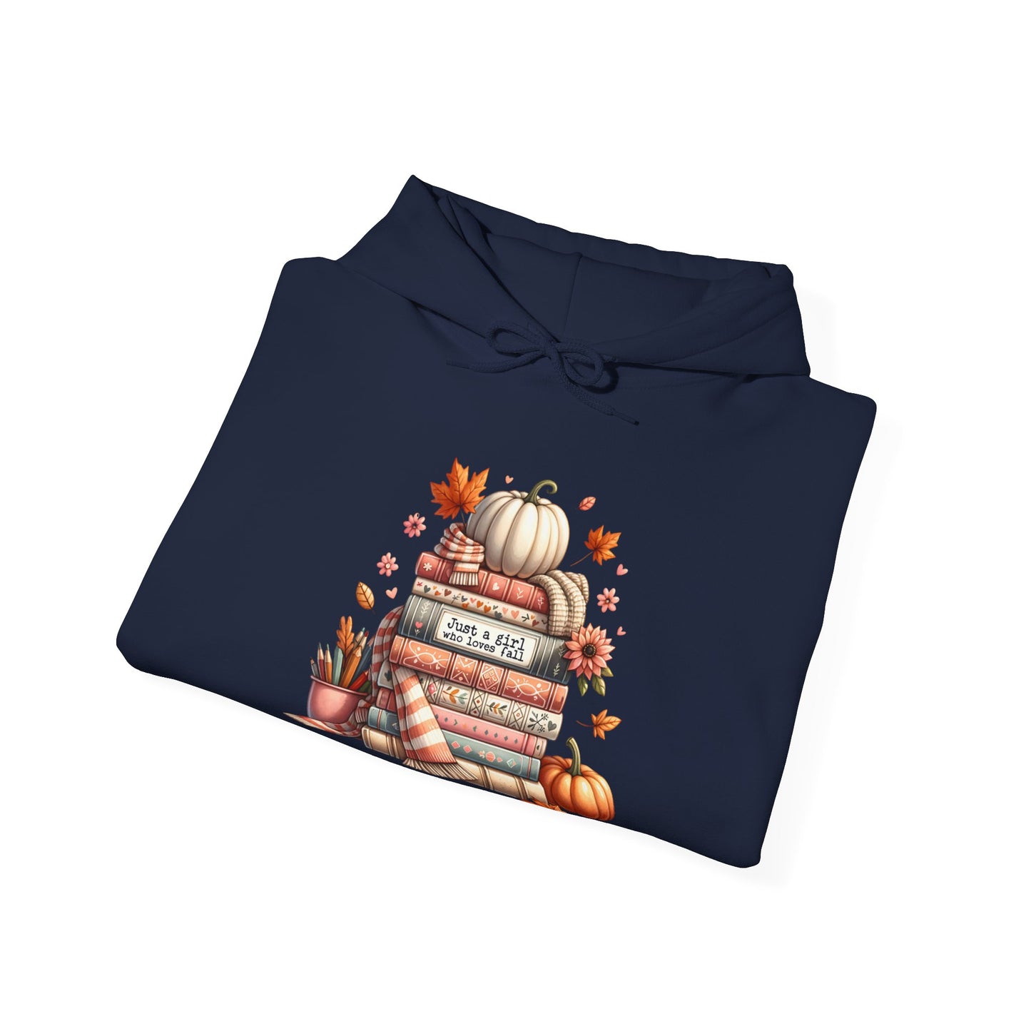 Just a Girl Who Loves Fall Unisex Heavy Blend™ Hooded Sweatshirt