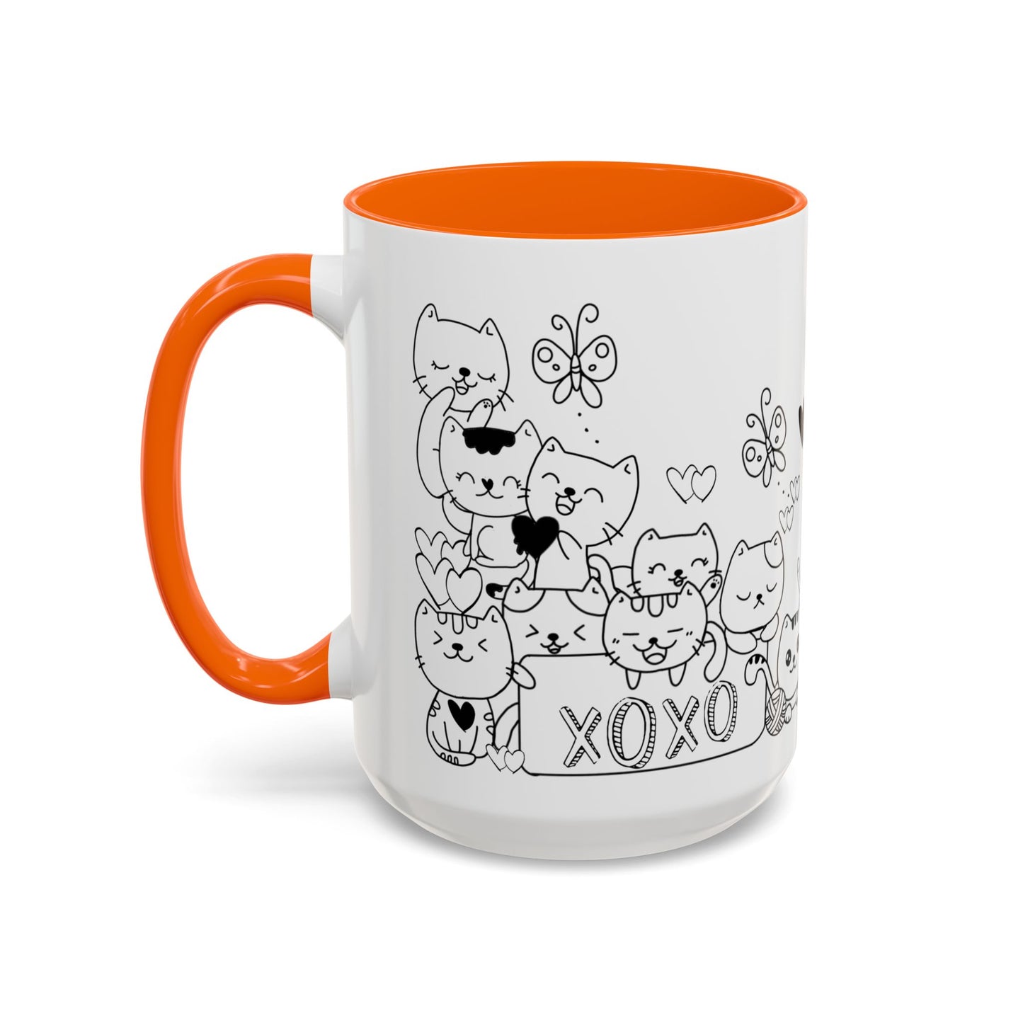 Coffee Mug - Valentine's Day Cat Love Mug for Cat Lovers