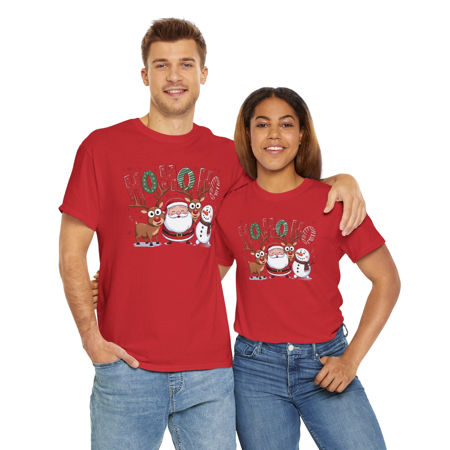 HoHoHo Unisex Heavy Cotton Tee - sizes S - 5X