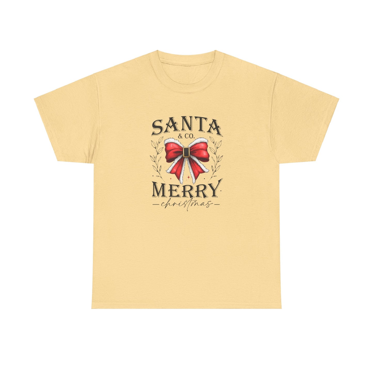 Santa and Company Merry Christmas Unisex Heavy Cotton Tee - sizes S - 5X
