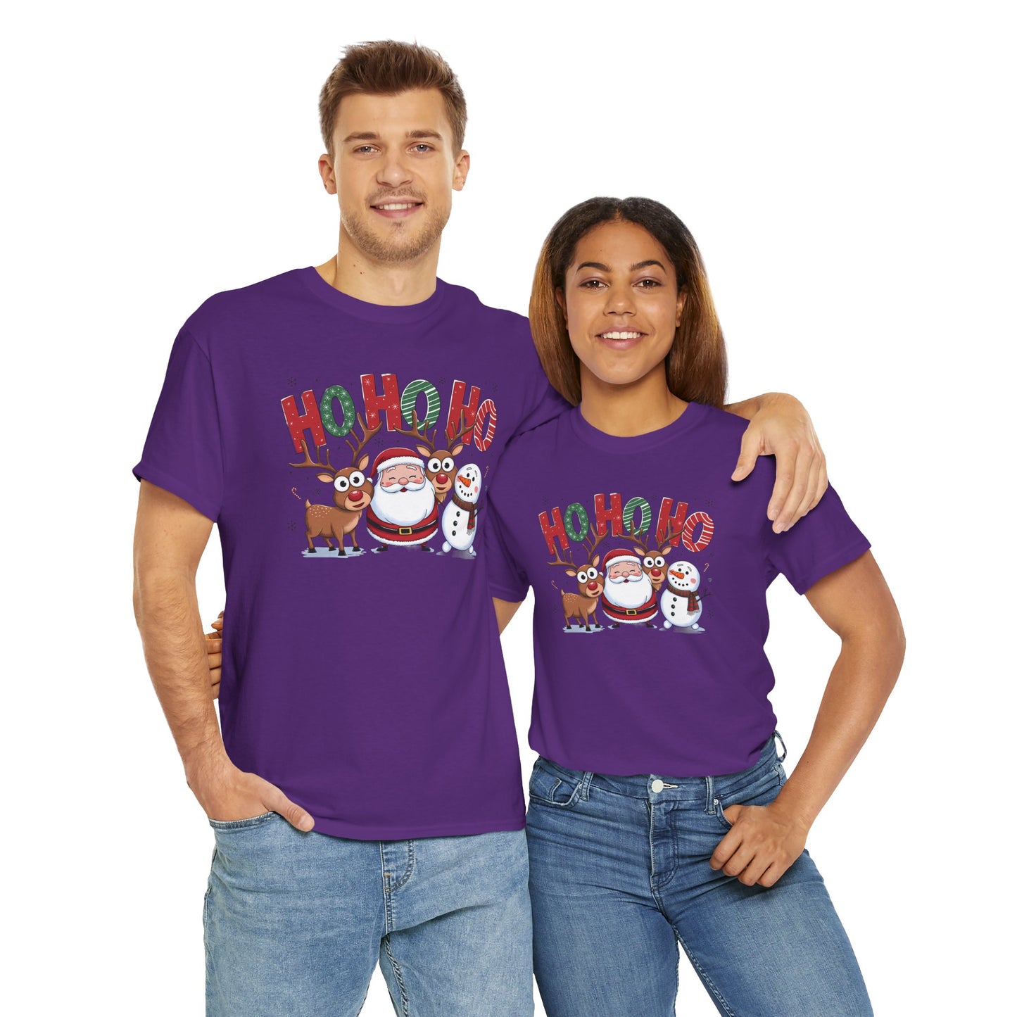 HoHoHo Unisex Heavy Cotton Tee - sizes S - 5X