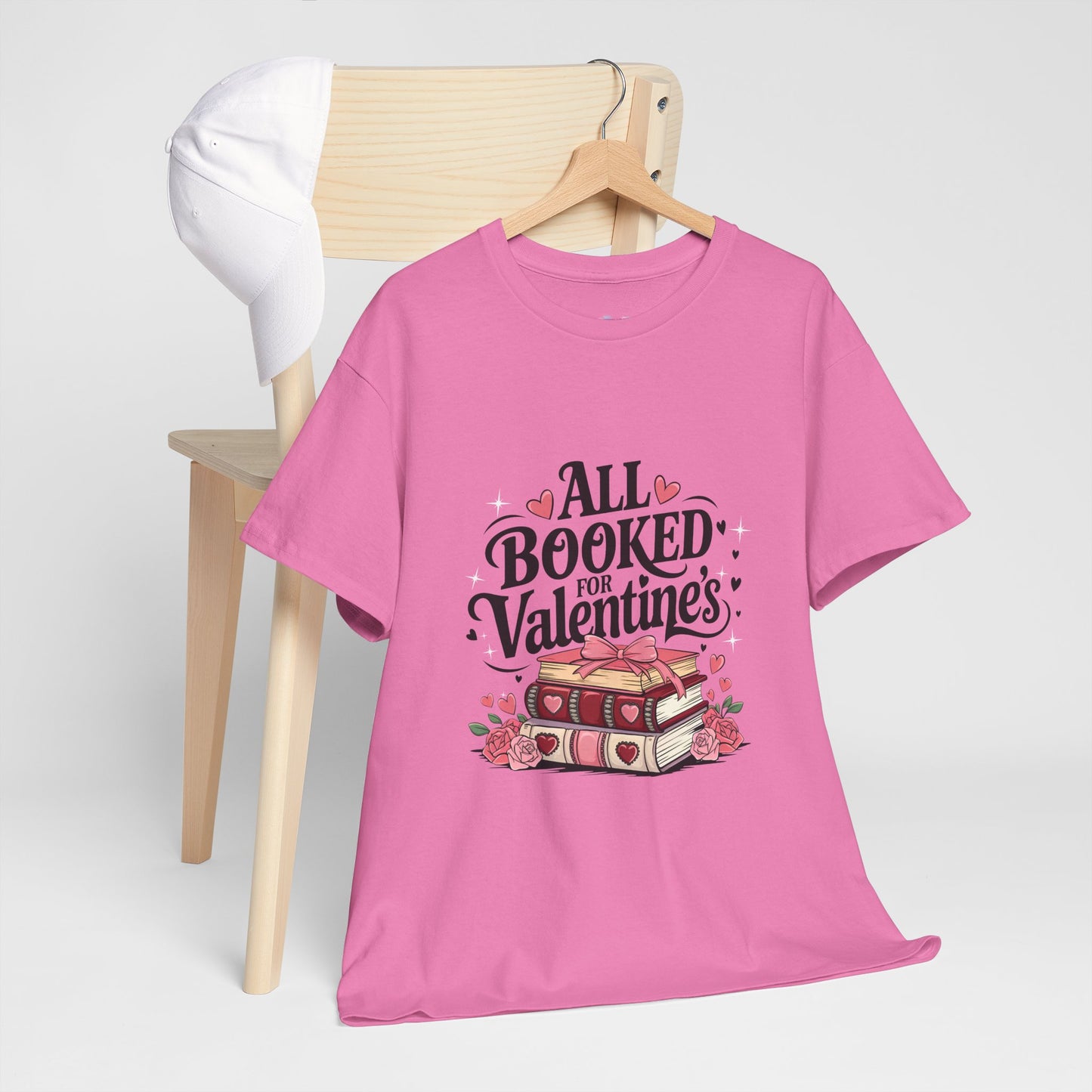 Valentine's Day Book Lover Unisex Tee - sizes S - 5X