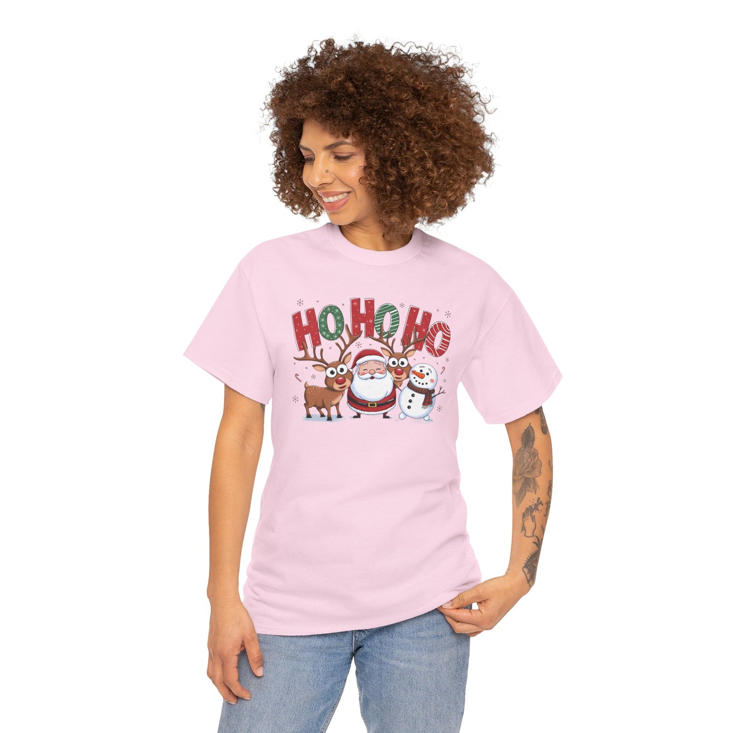 HoHoHo Unisex Heavy Cotton Tee - sizes S - 5X