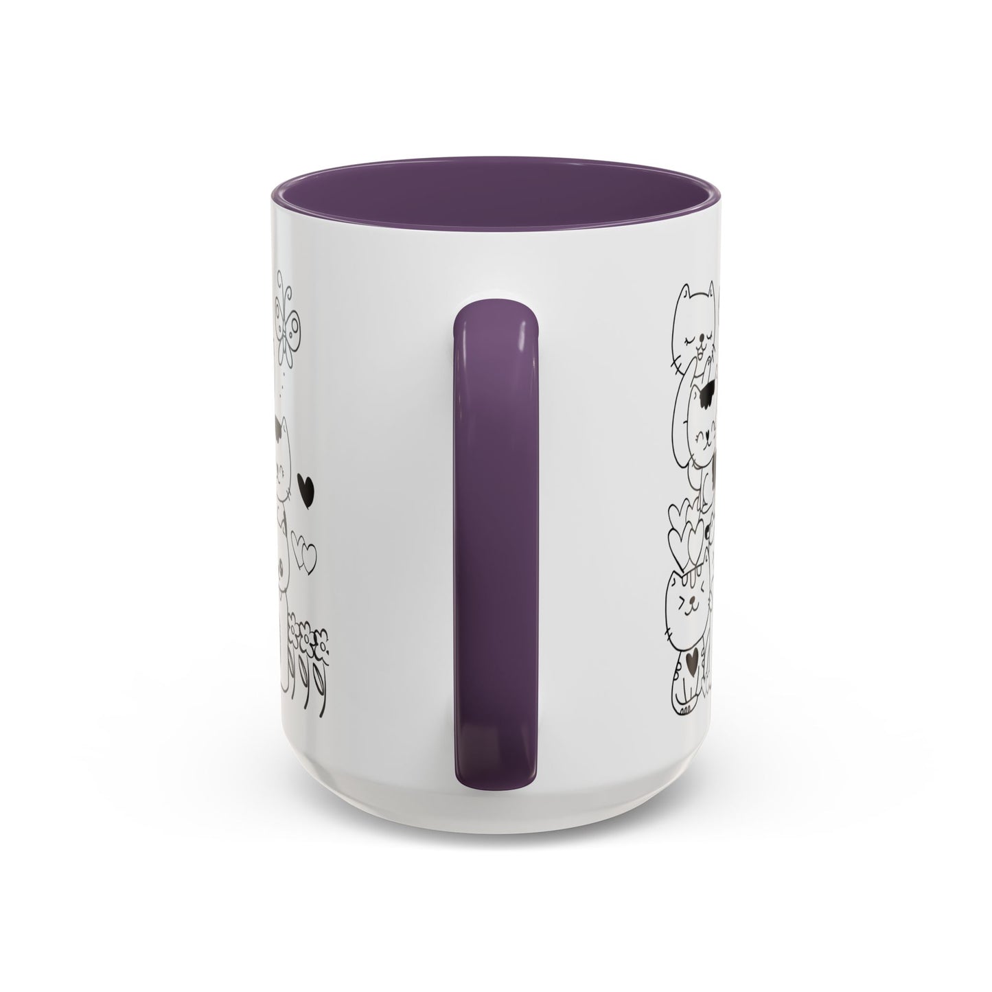 Coffee Mug - Valentine's Day Cat Love Mug for Cat Lovers