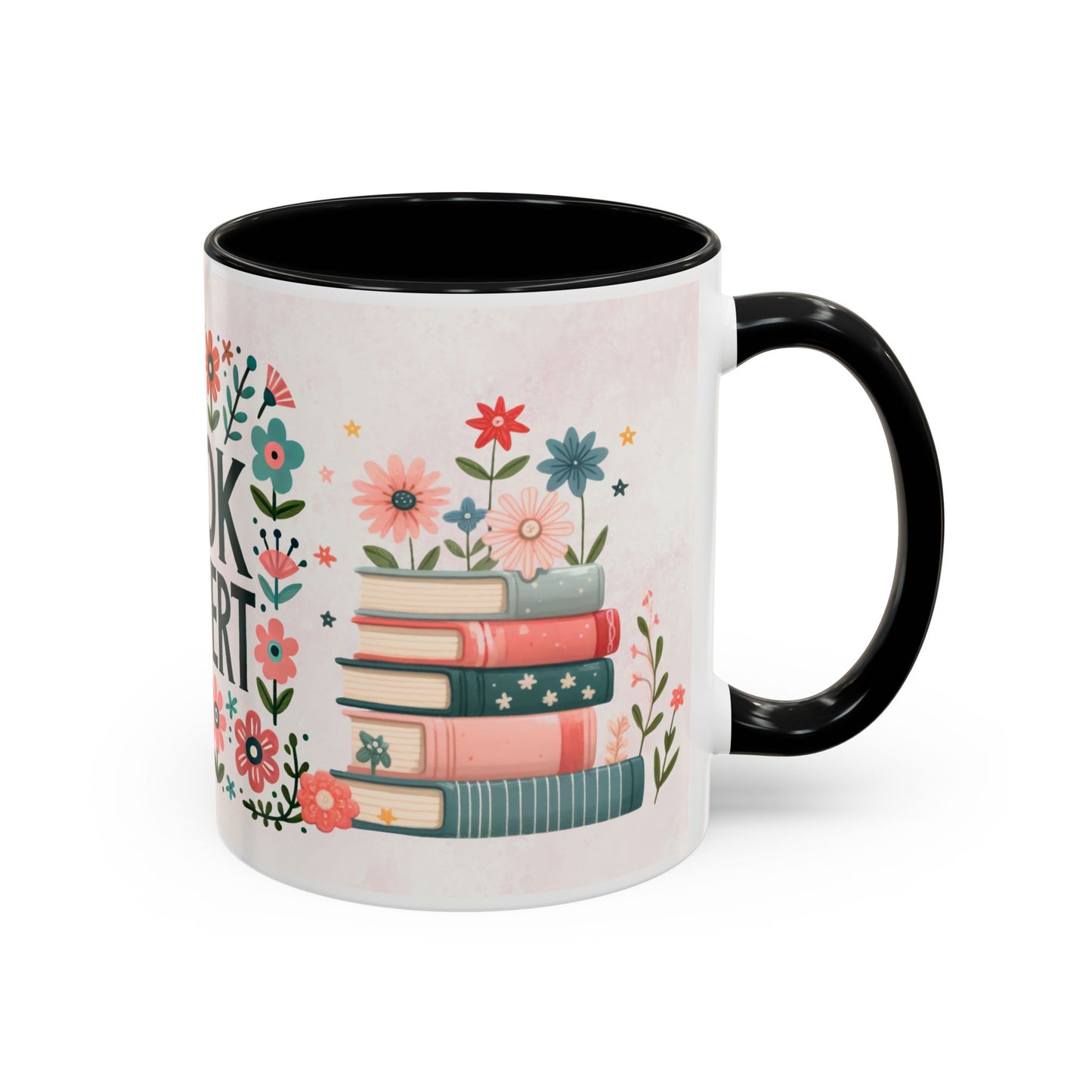 Mug - Booktrovert Pretty Floral Ceramic Coffee Mug (11oz, 15oz)