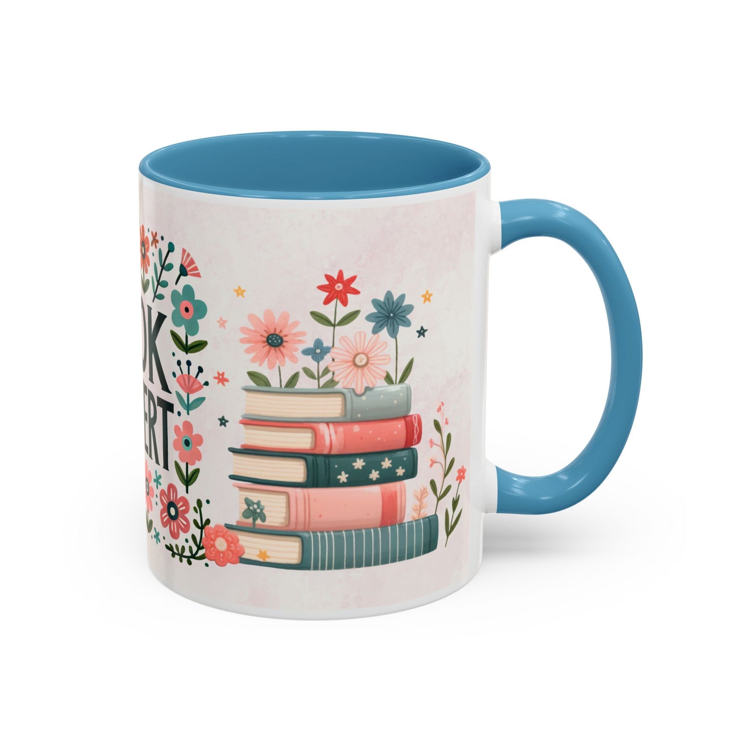 Mug - Booktrovert Pretty Floral Ceramic Coffee Mug (11oz, 15oz)