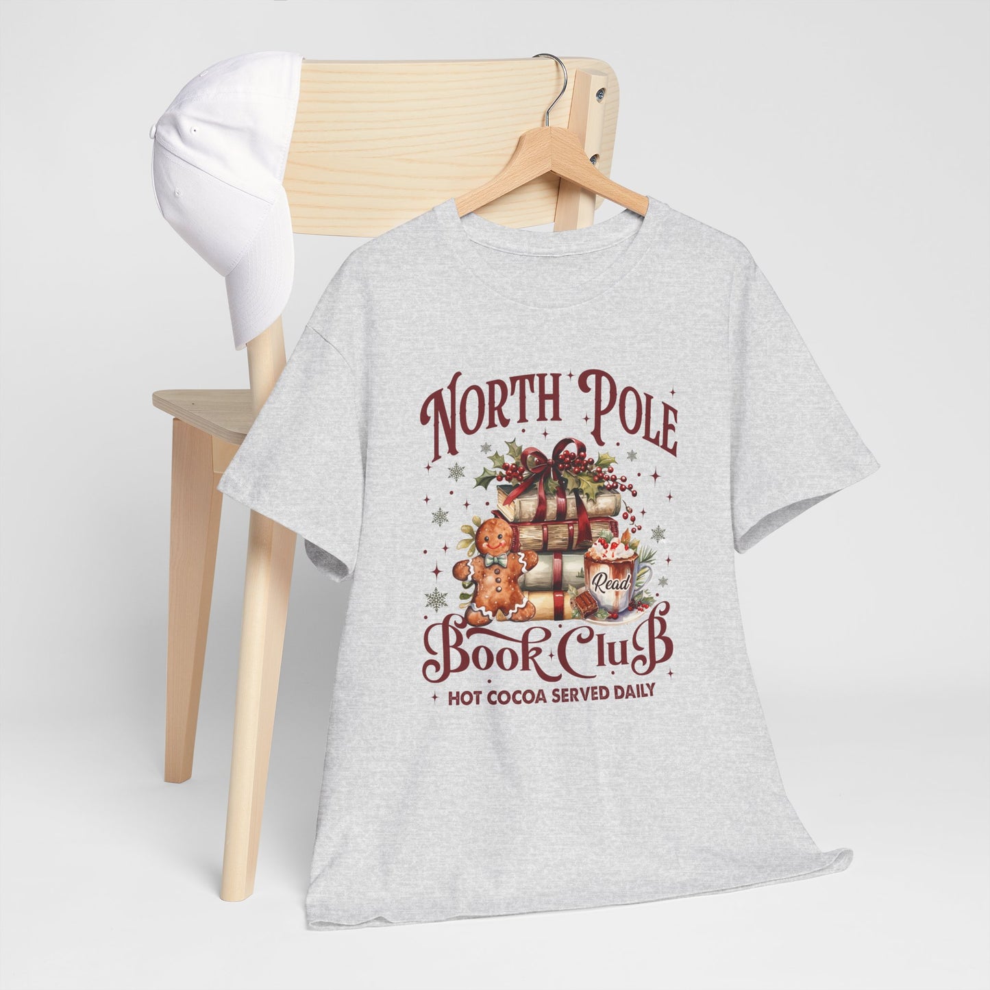 North Pole Book Club Unisex Heavy Cotton Tee - sizes S - 3X