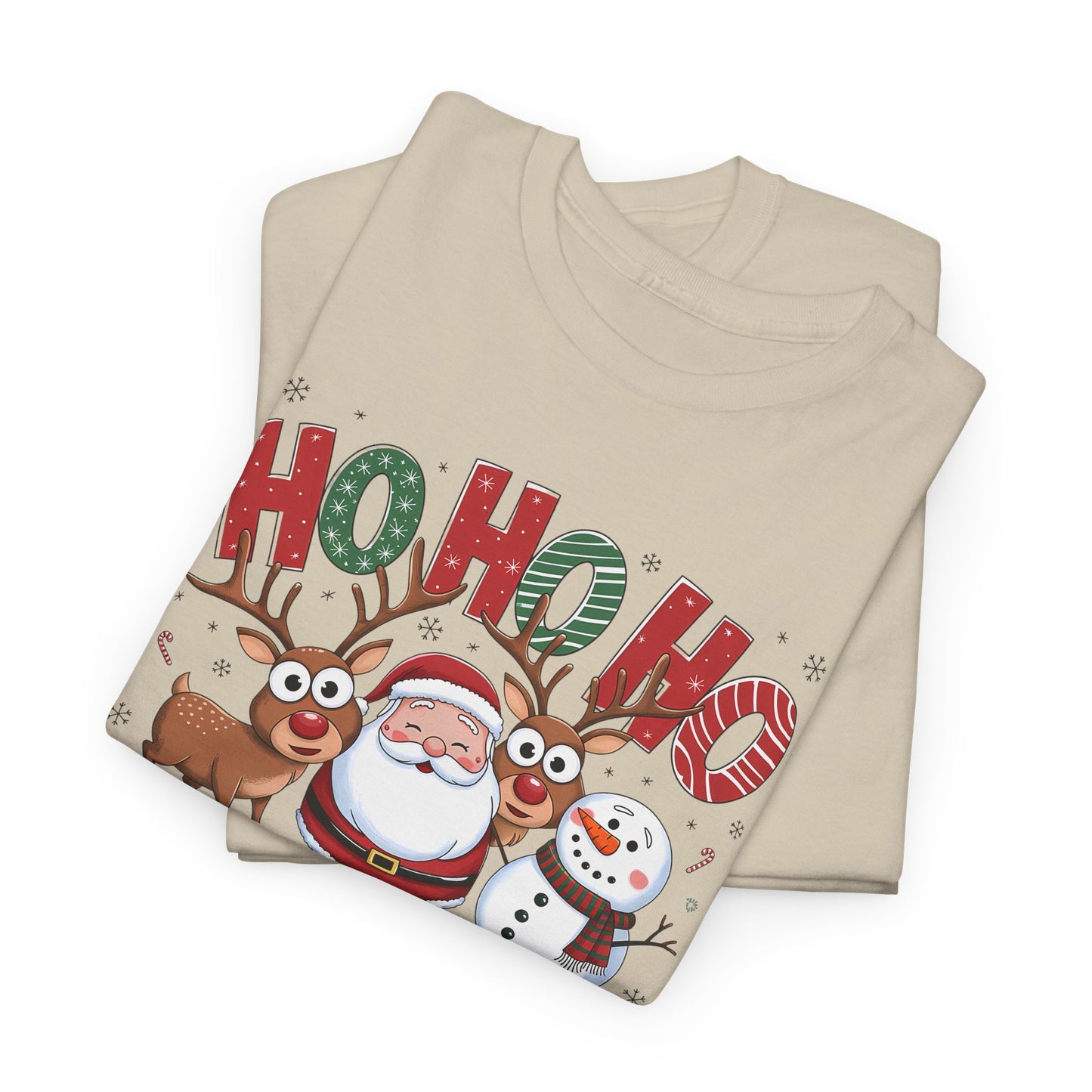HoHoHo Unisex Heavy Cotton Tee - sizes S - 5X