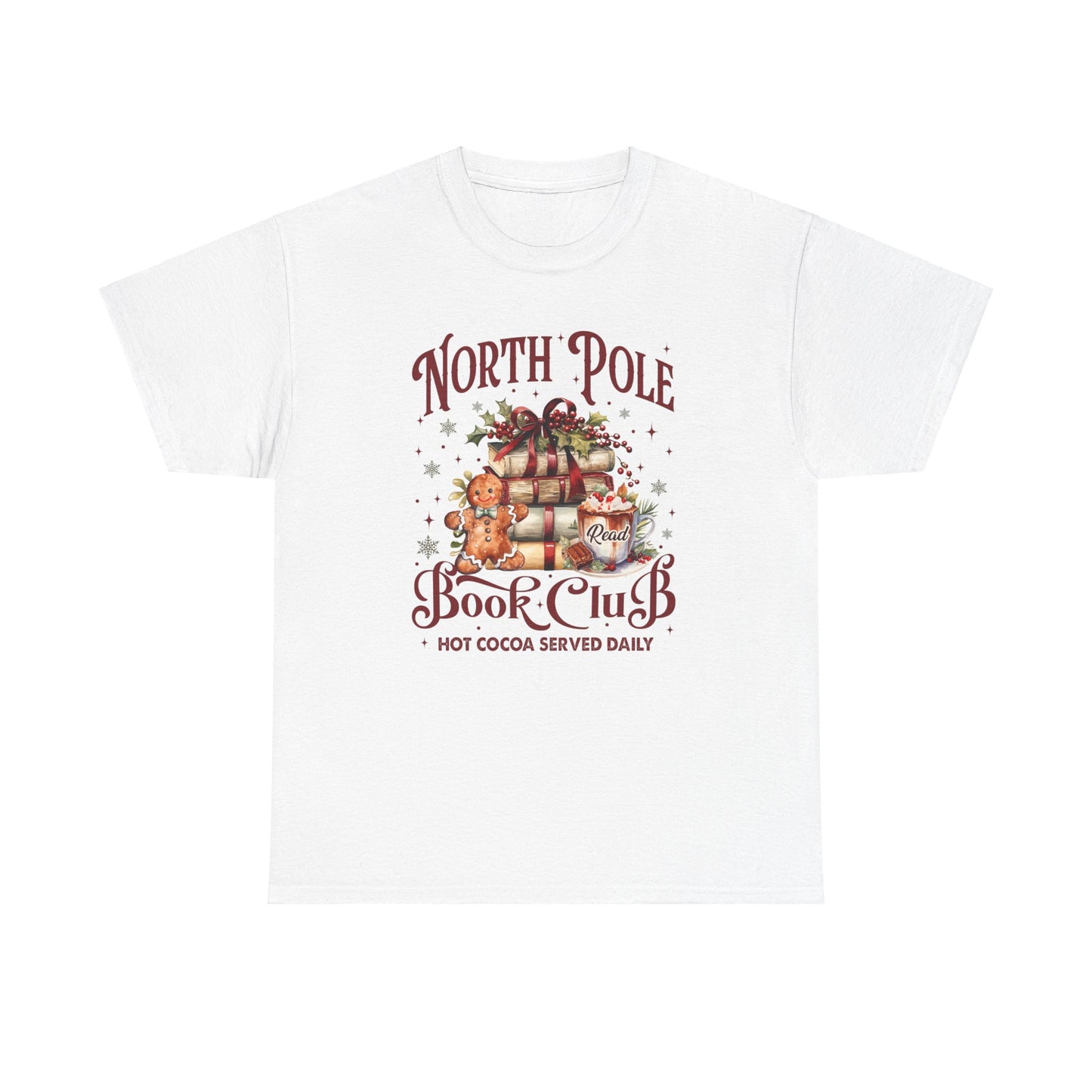 North Pole Book Club Unisex Heavy Cotton Tee - sizes S - 3X