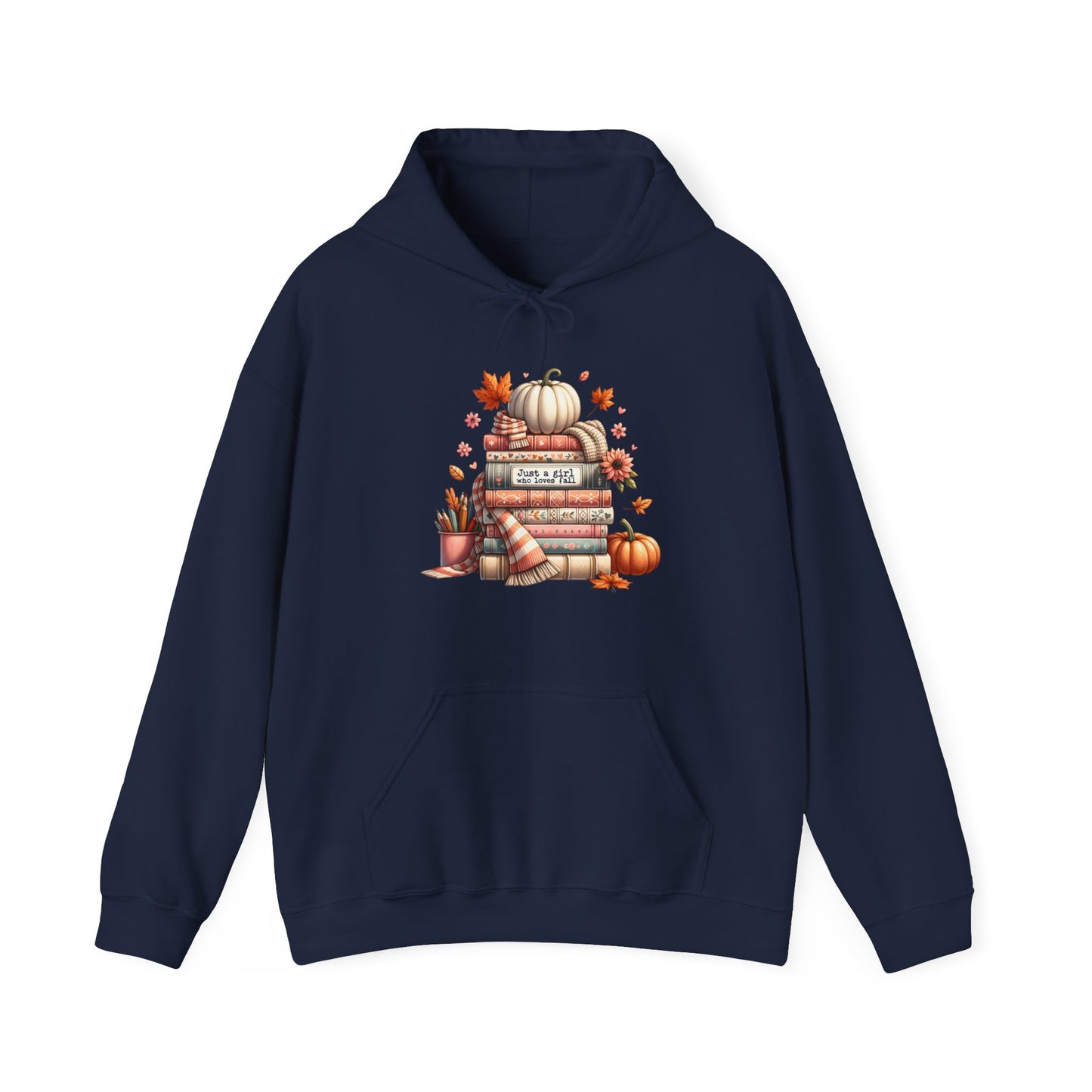 Just a Girl Who Loves Fall Unisex Heavy Blend™ Hooded Sweatshirt