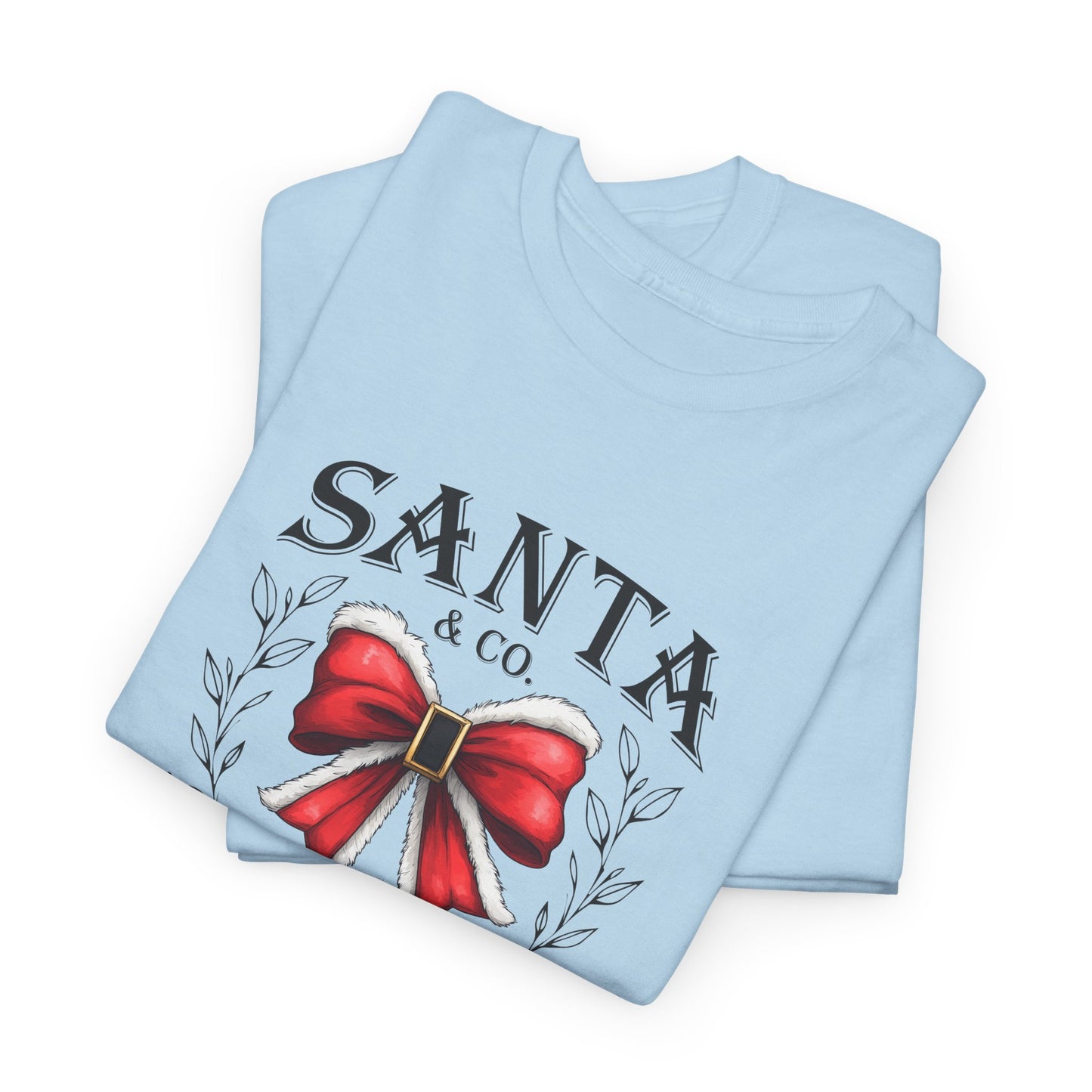 Santa and Company Merry Christmas Unisex Heavy Cotton Tee - sizes S - 5X