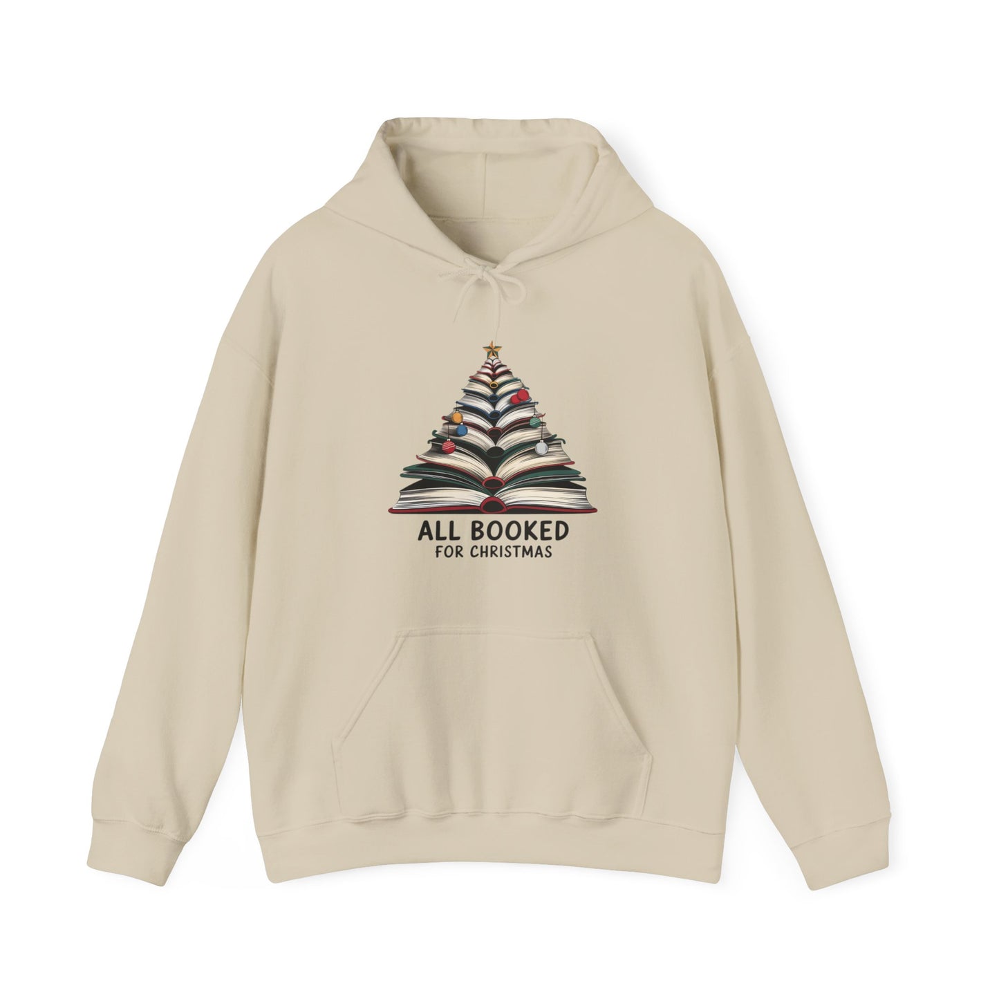 All Booked for Christmas Unisex Heavy Blend™ Hooded Sweatshirt - size S - 3X