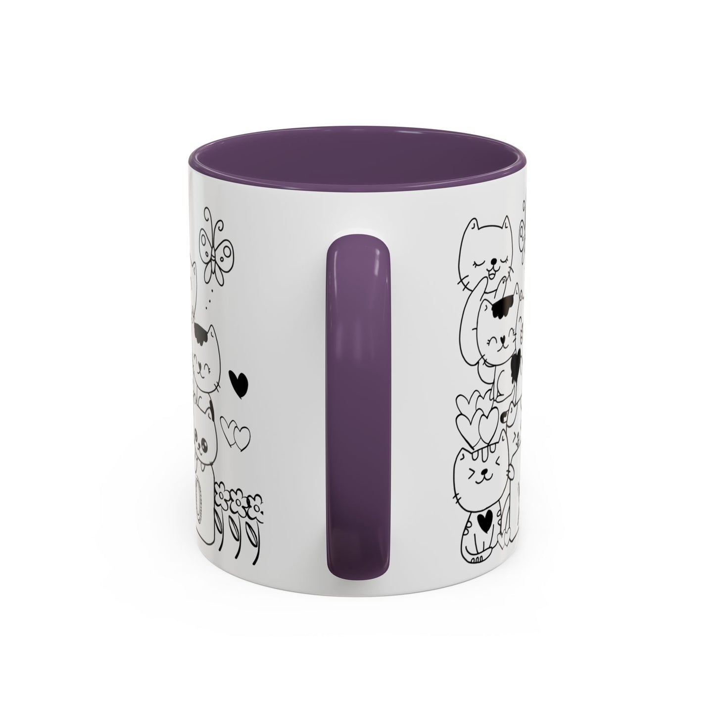 Coffee Mug - Valentine's Day Cat Love Mug for Cat Lovers