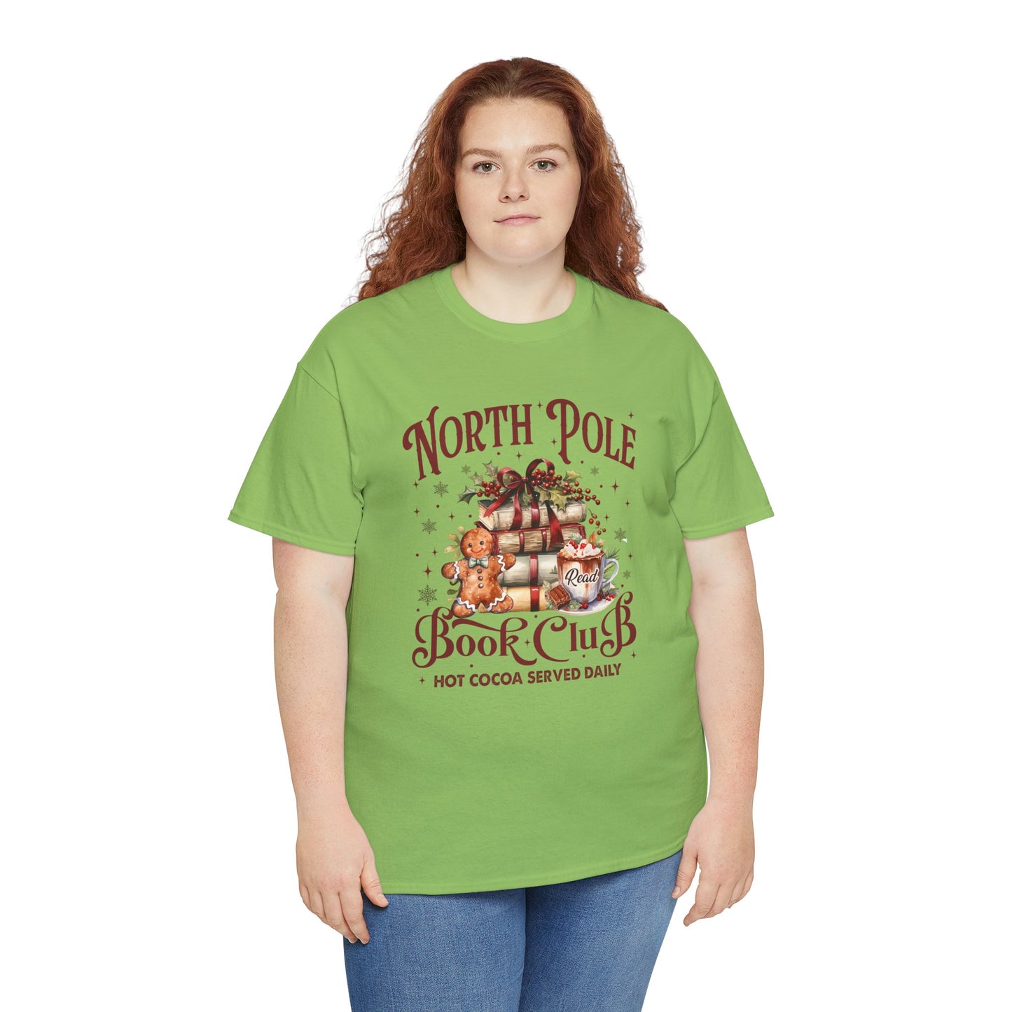 North Pole Book Club Unisex Heavy Cotton Tee - sizes S - 3X