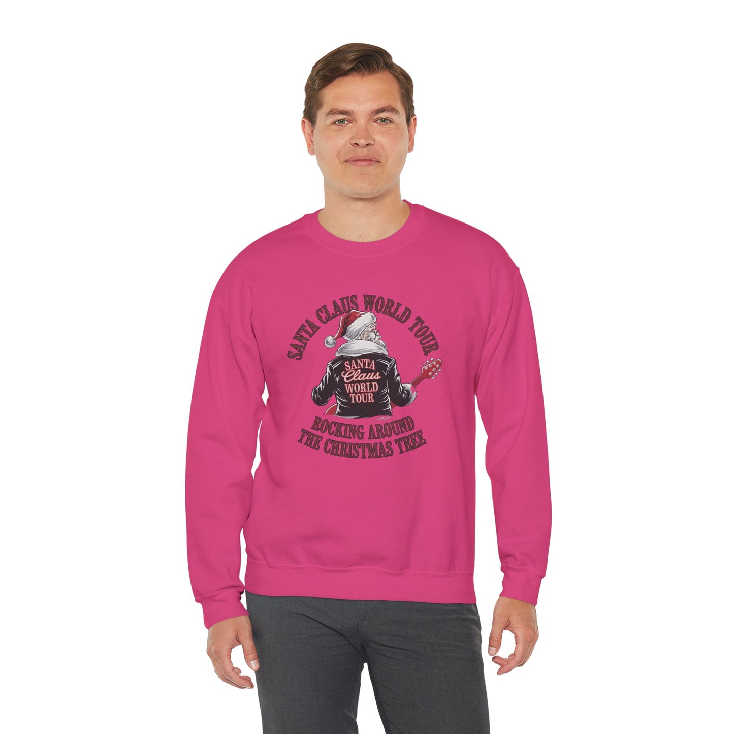 Santa Claus World Tour Unisex Heavy Blend™ Crewneck Sweatshirt - sizes S-3X