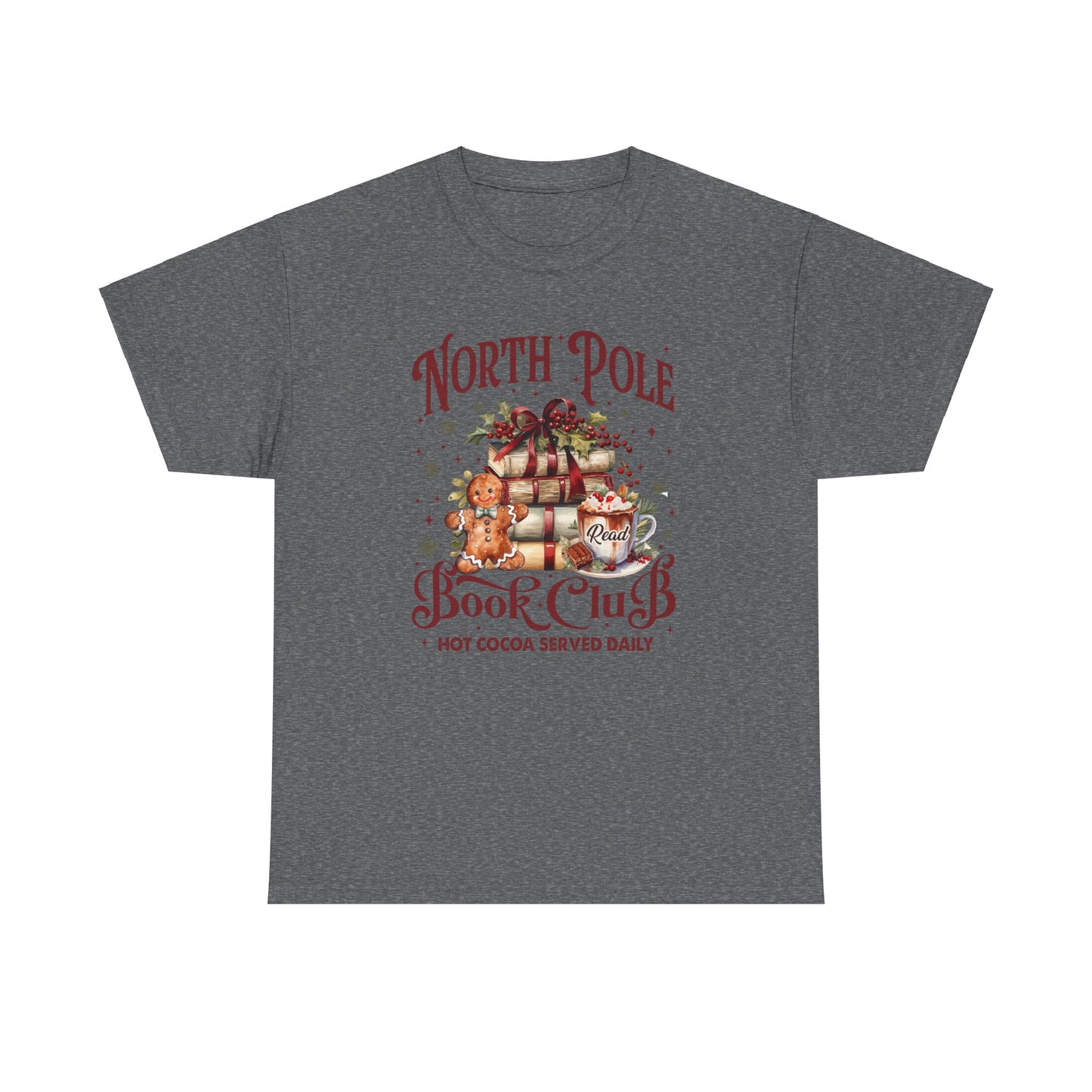 North Pole Book Club Unisex Heavy Cotton Tee - sizes S - 3X