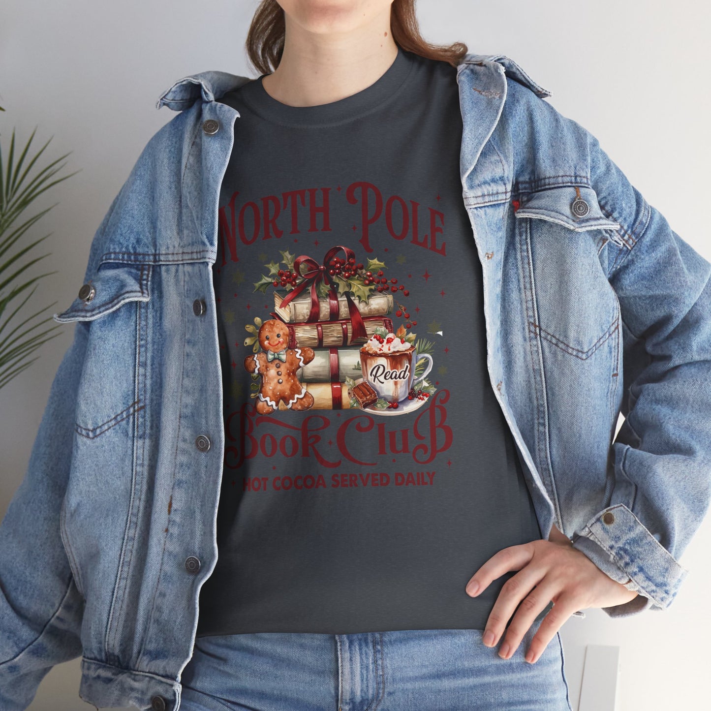 North Pole Book Club Unisex Heavy Cotton Tee - sizes S - 3X