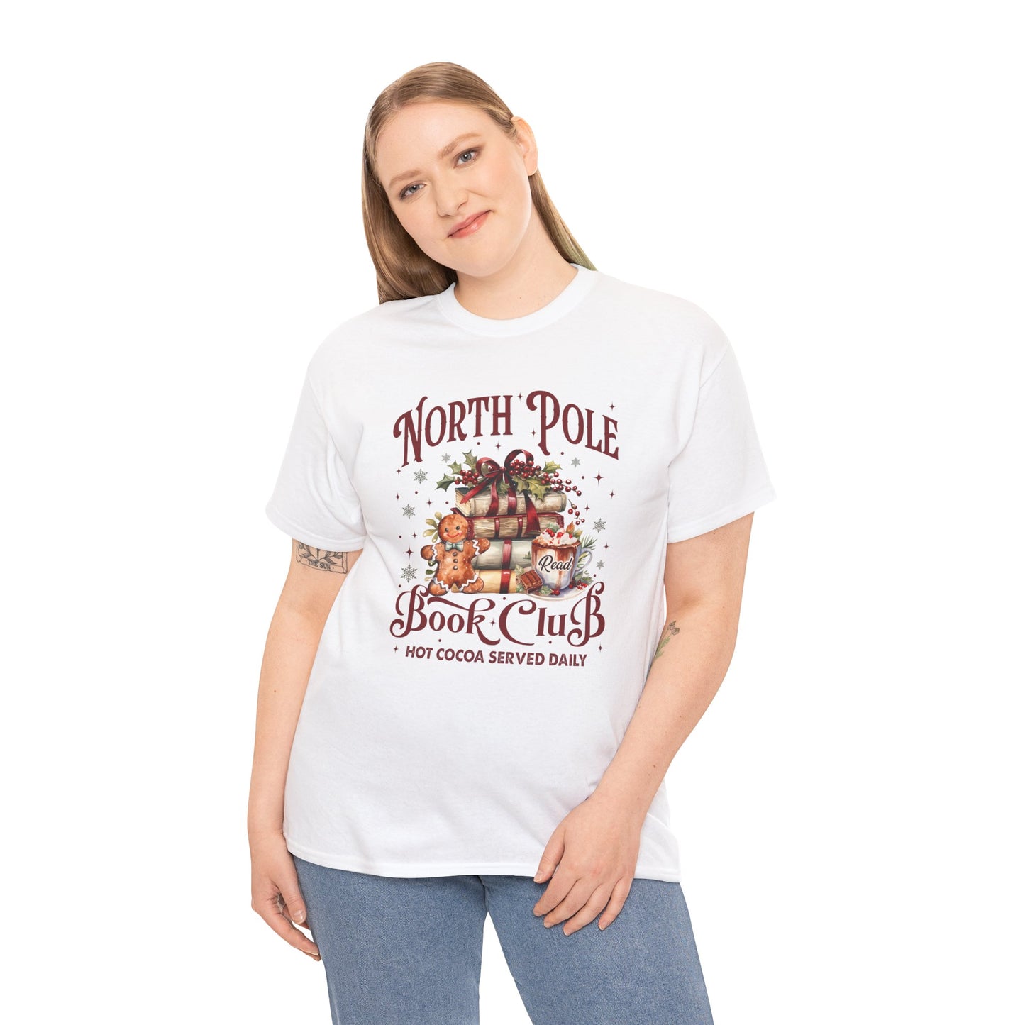 North Pole Book Club Unisex Heavy Cotton Tee - sizes S - 3X