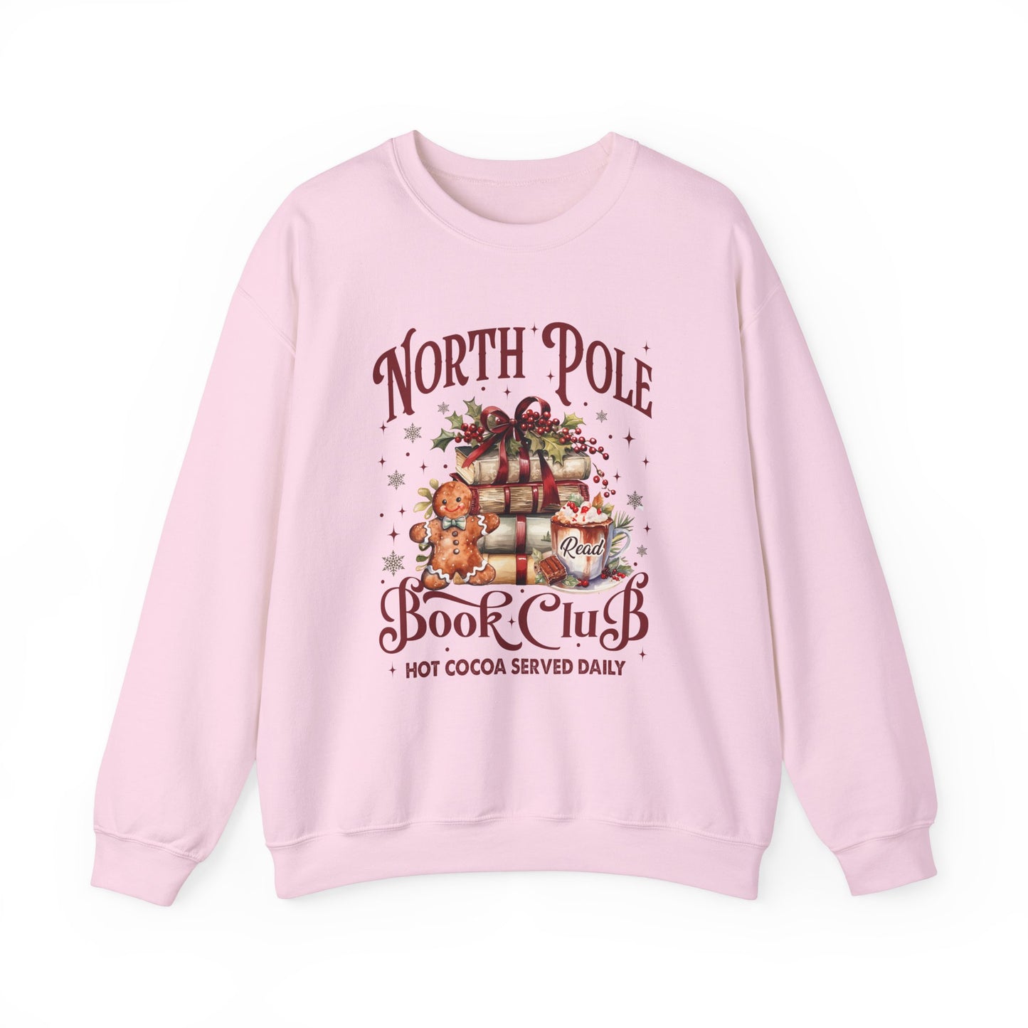 North Pole Book Club Unisex Heavy Blend™ Crewneck Sweatshirt - size S - 3X