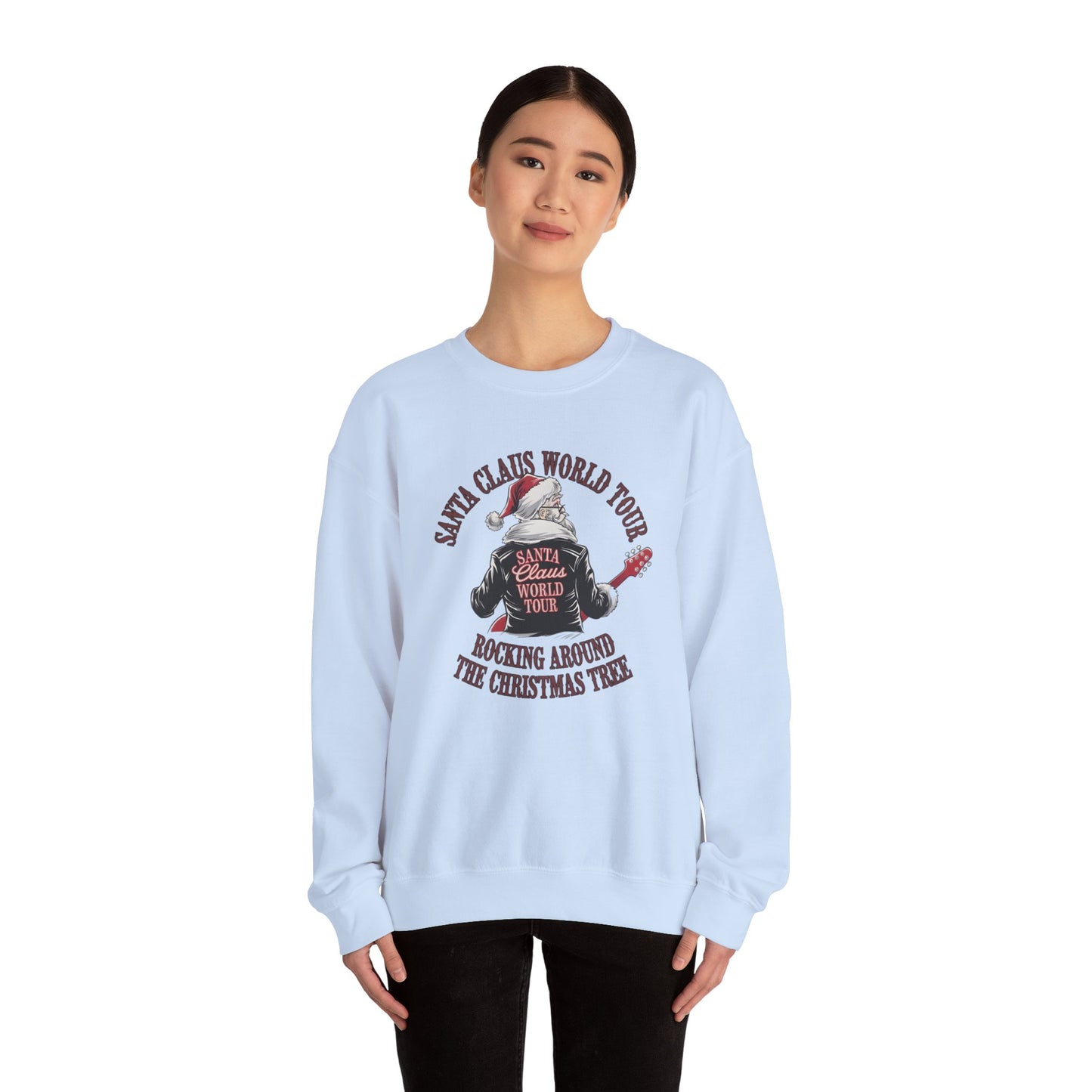 Santa Claus World Tour Unisex Heavy Blend™ Crewneck Sweatshirt - sizes S-3X