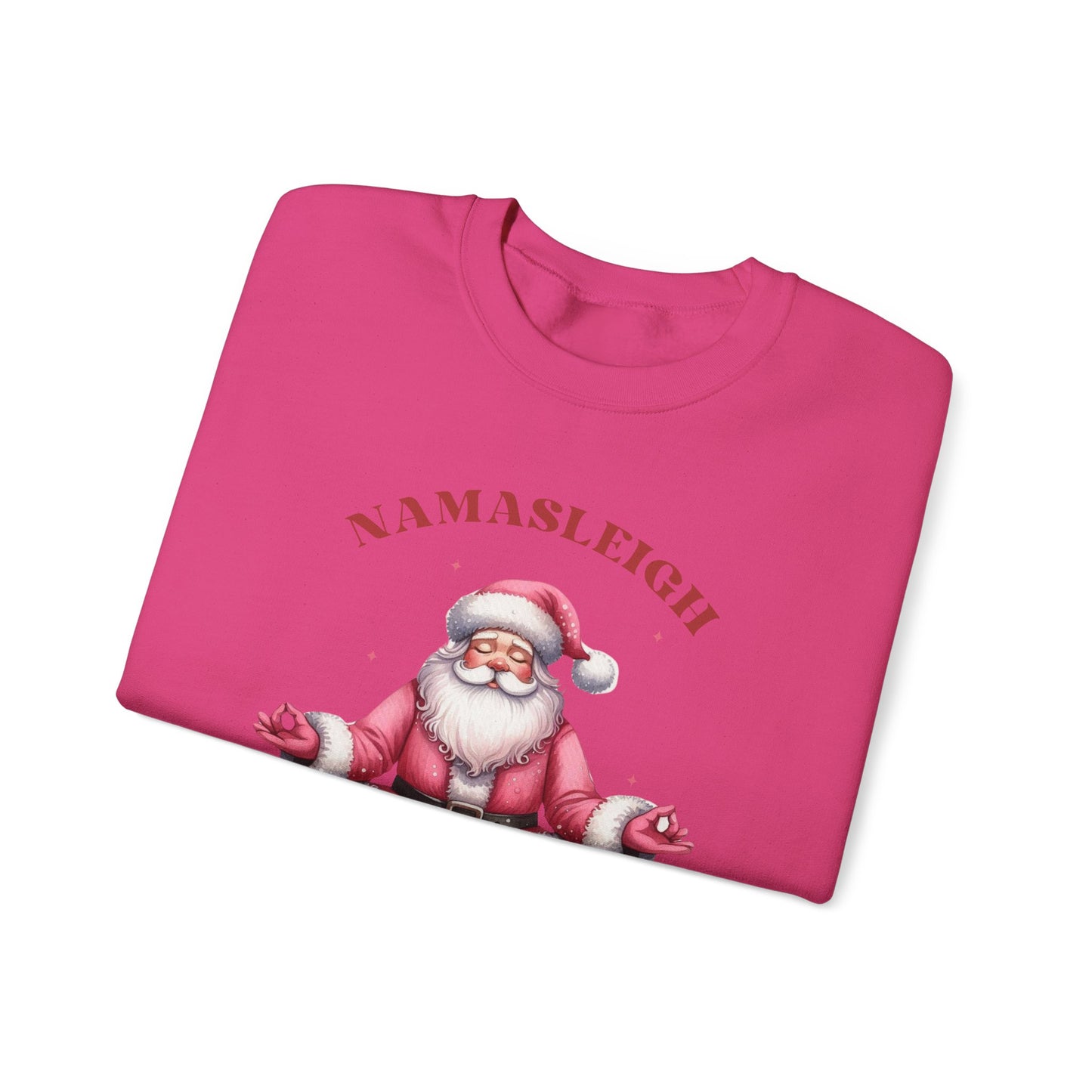 Santa Namasleigh Unisex Heavy Blend™ Crewneck Sweatshirt - size S - 3X